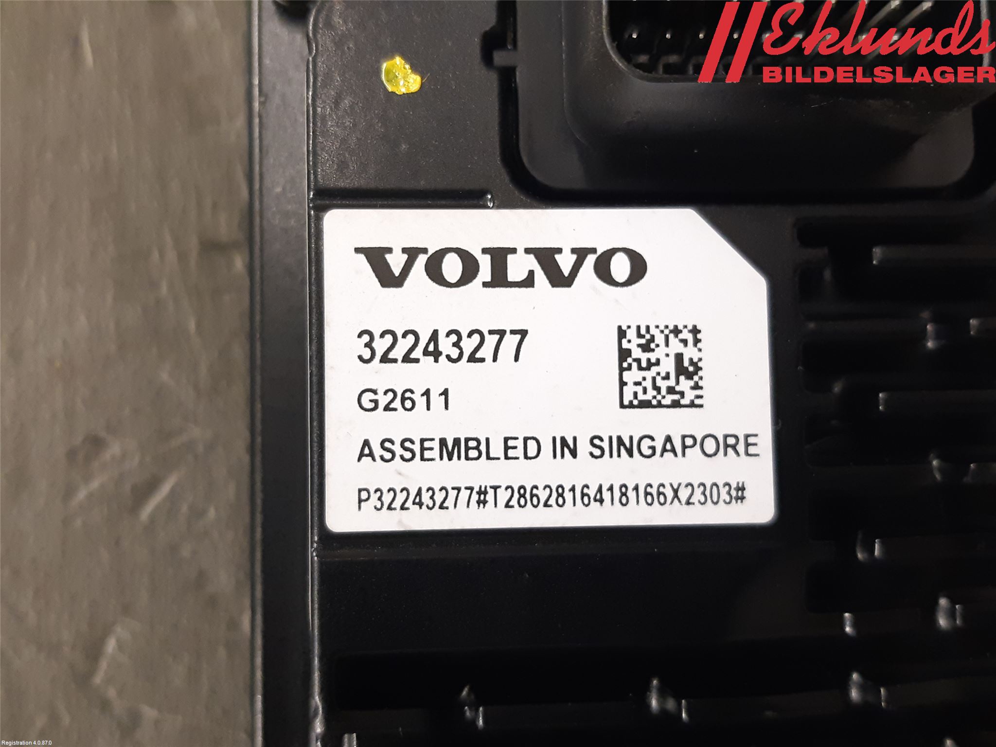 Volvo XC60 18- Sensor Aktivt Kollisionsskydd