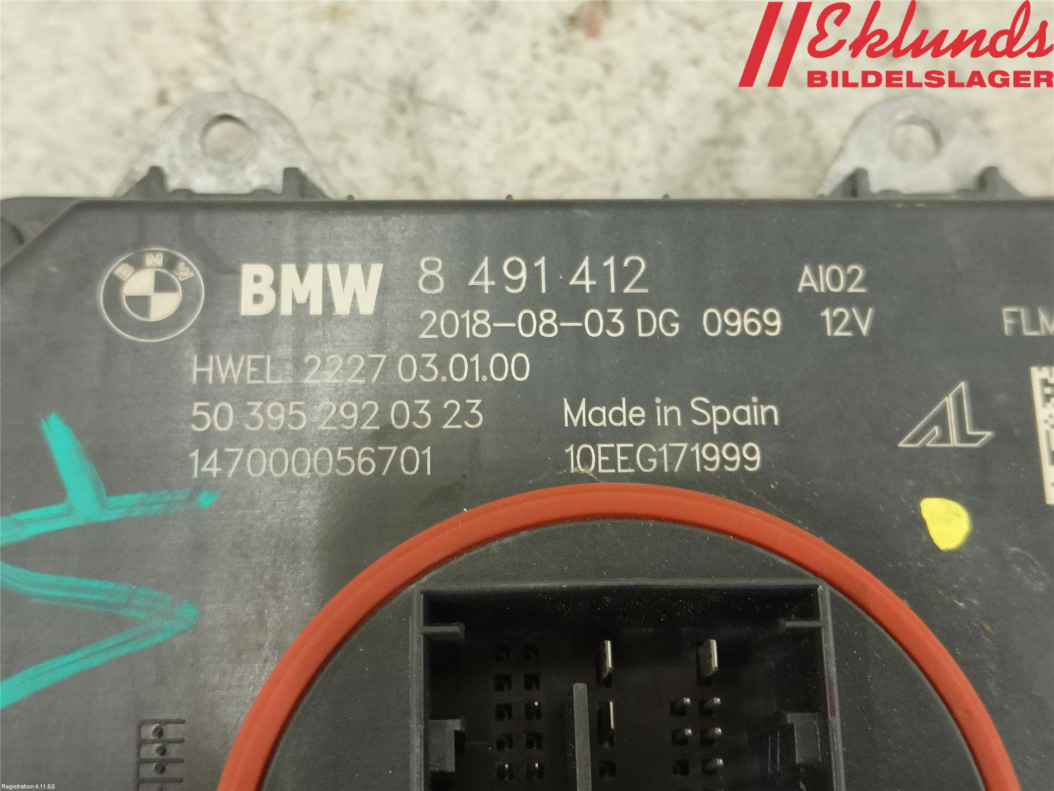 BMW 5 G30/G31/F90 17-23 Styrenhet Strålkastare