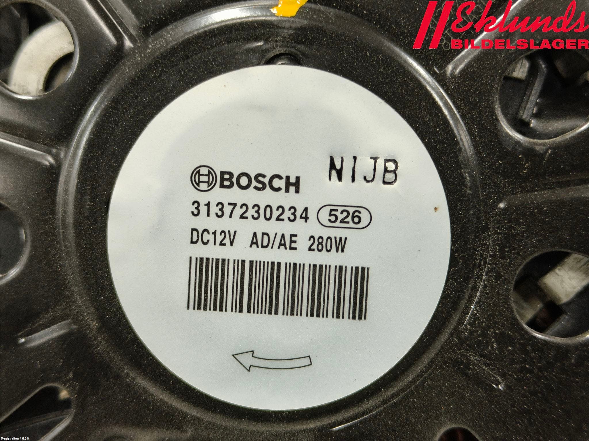 Hyundai IONIQ AE 17-22 Kylfläkt El