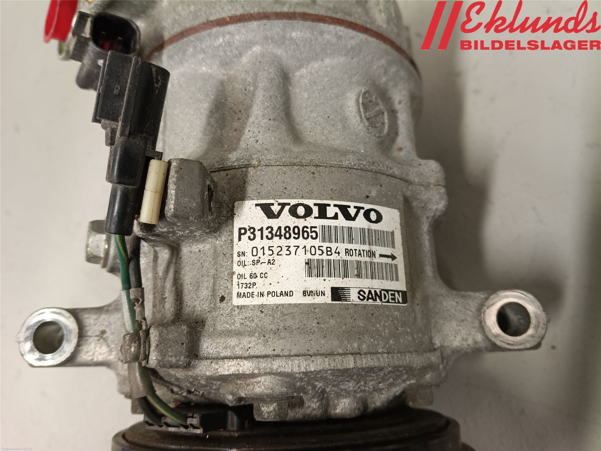 Volvo V40 12-19 Ac Kompressor