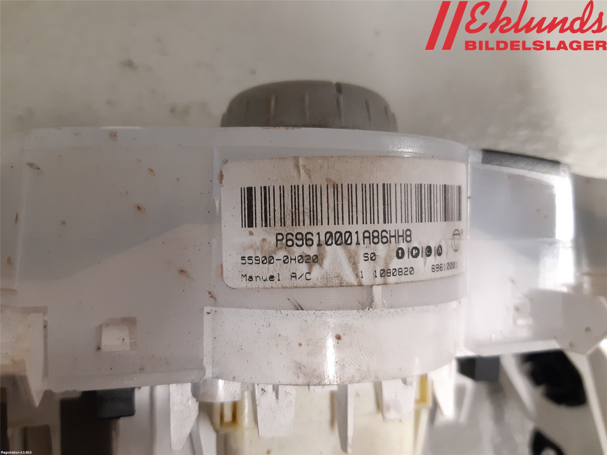 Toyota AYGO 06-14 Värmereglage