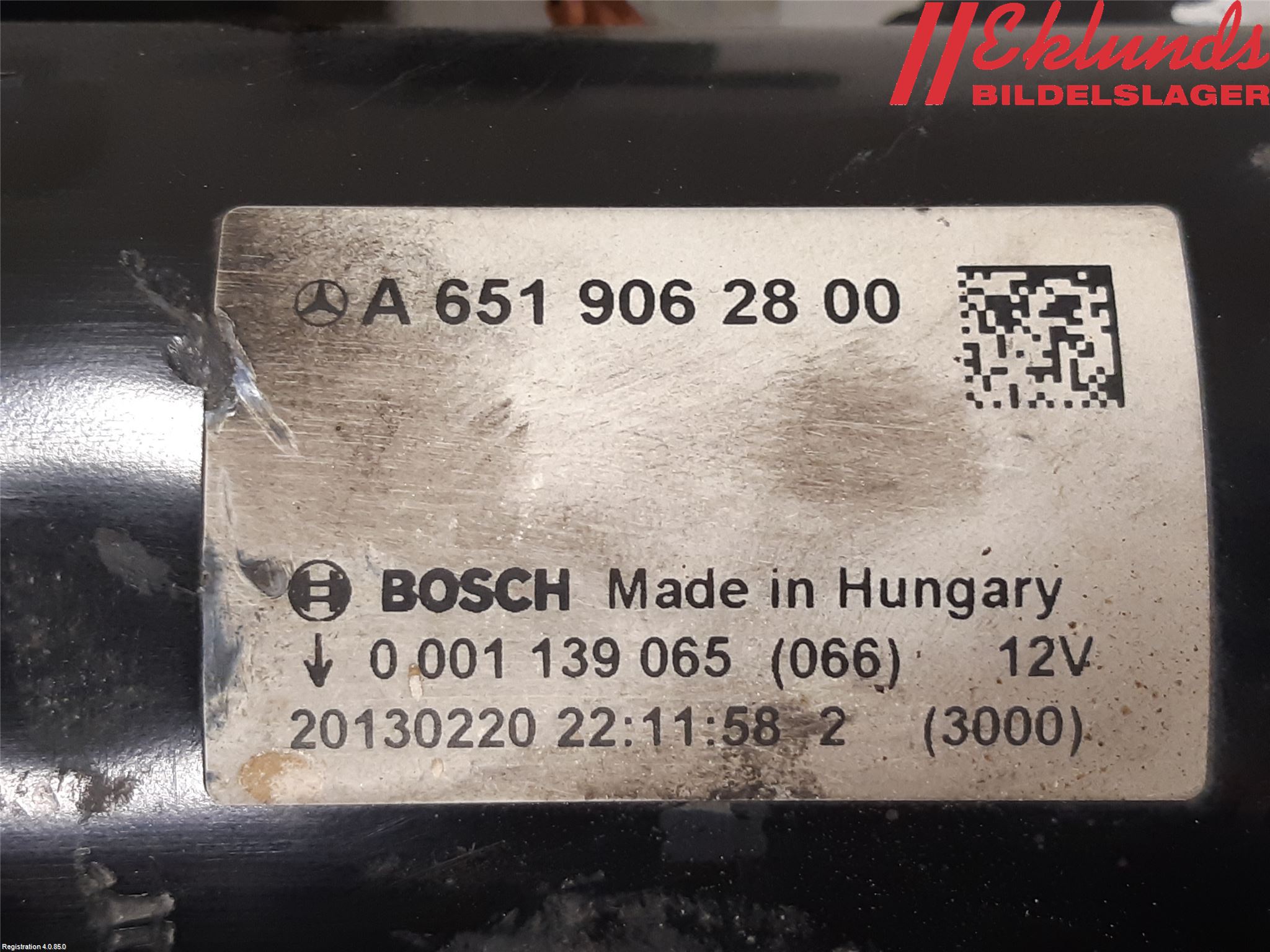 Mercedes-Benz MB E-KLASS (W212) 09-16 Startmotor Diesel
