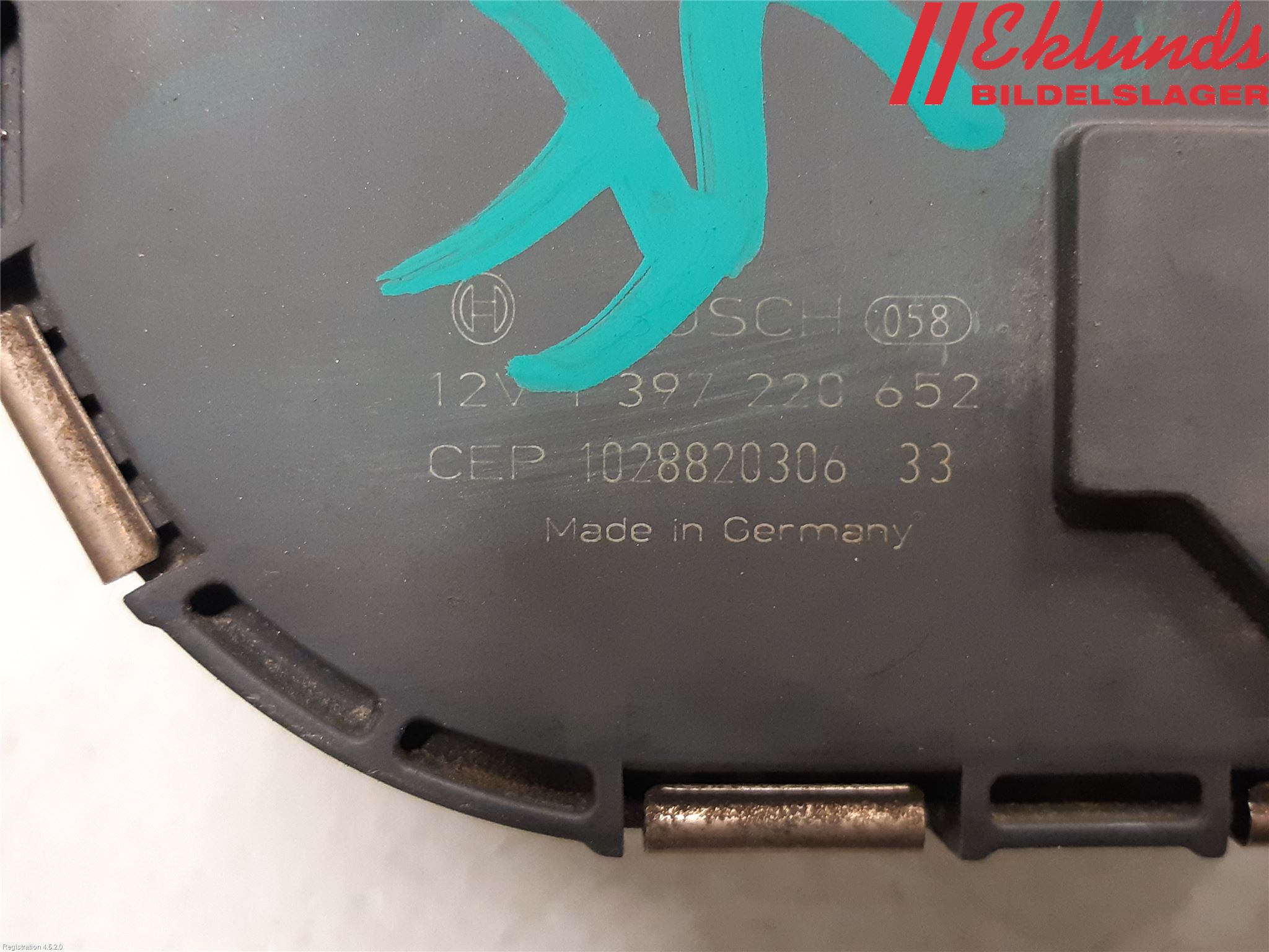 Volkswagen VW GOLF PLUS/CROSS GOLF 04-14 Torkarmotor Vindruta