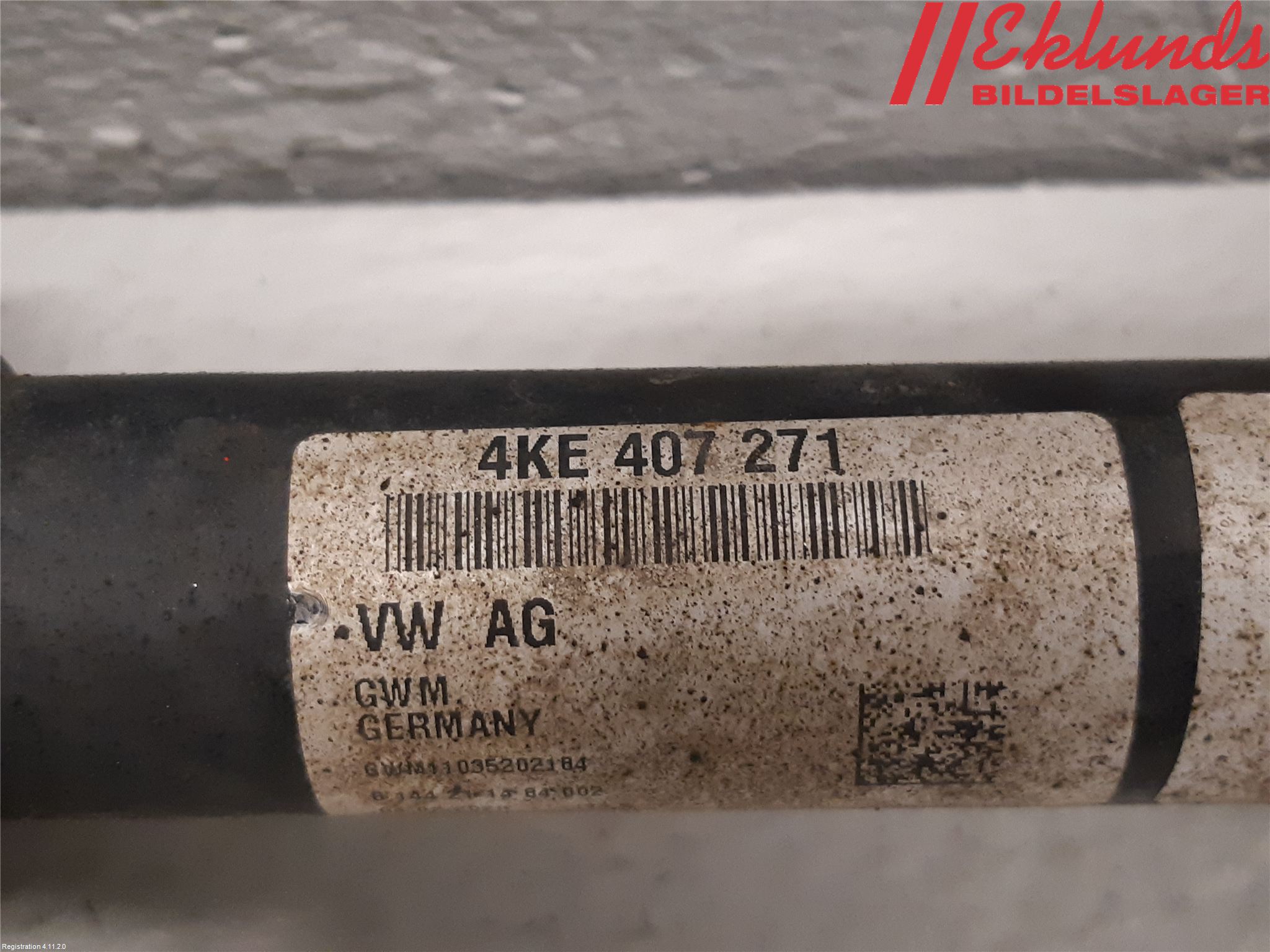 Audi E-TRON, S GE 19- Drivaxel Fram Höger