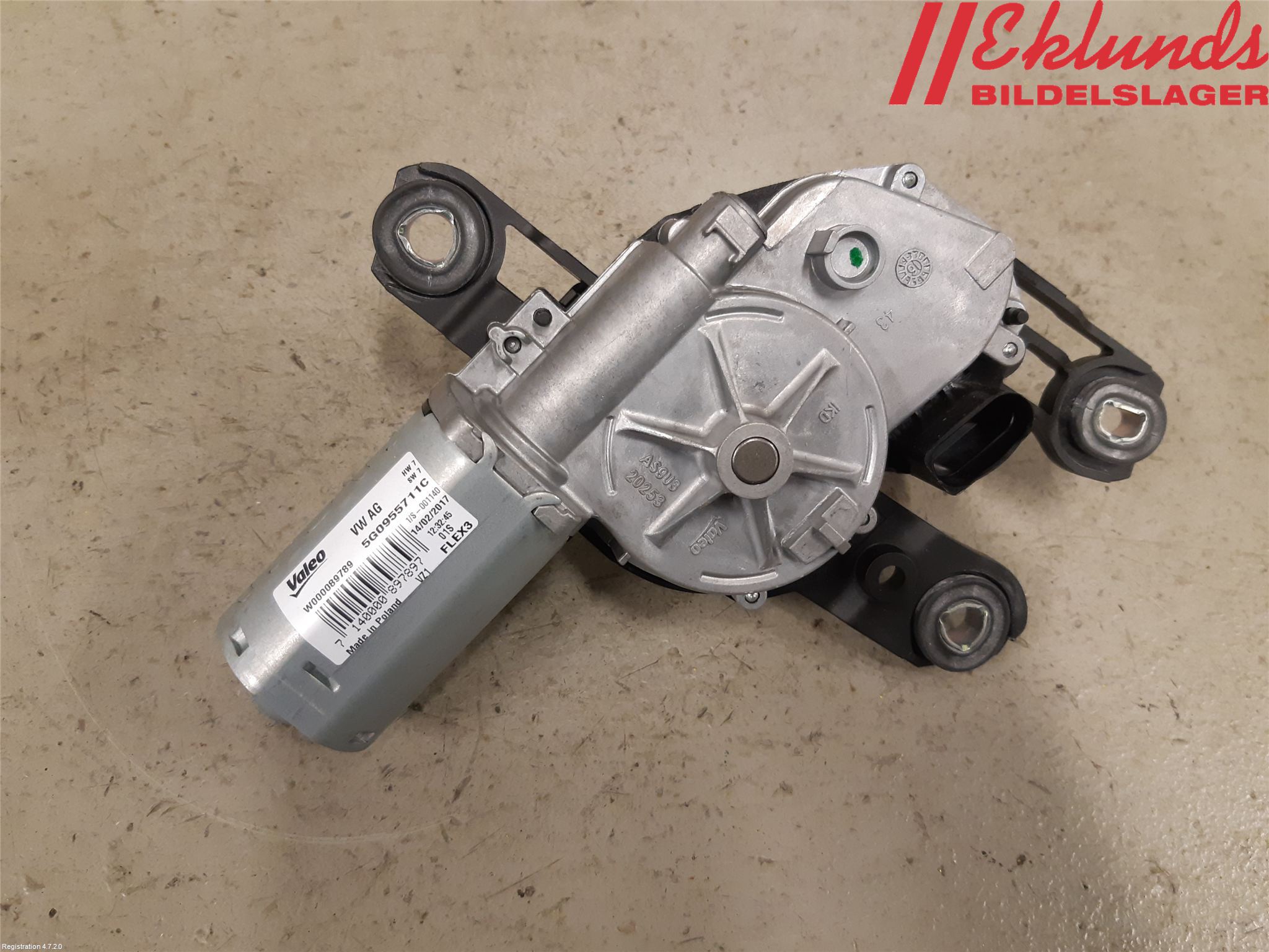 Volkswagen VW TIGUAN 16-24 Torkarmotor Baklucka
