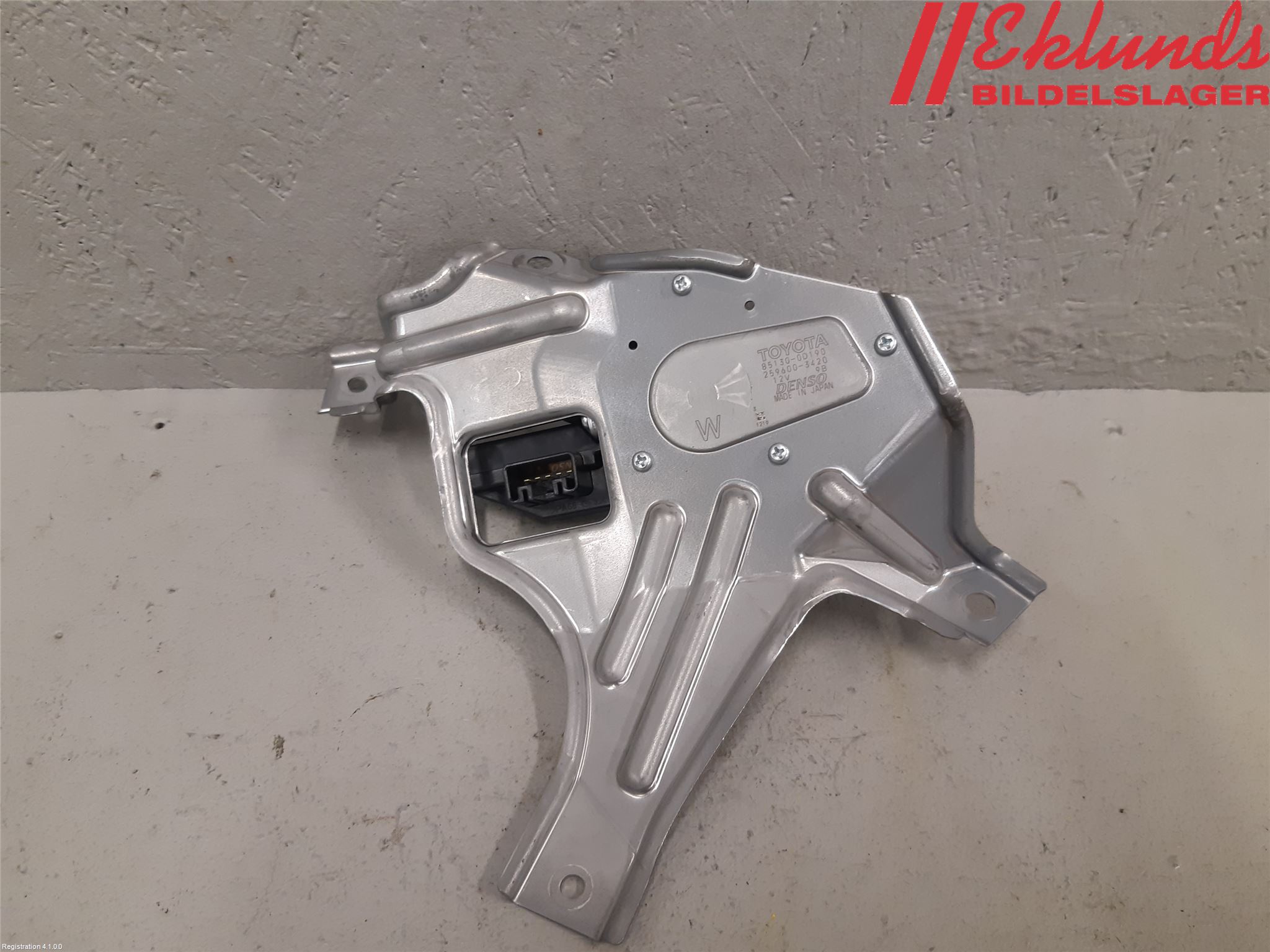 Toyota YARIS XP130 15-20 Torkarmotor Baklucka
