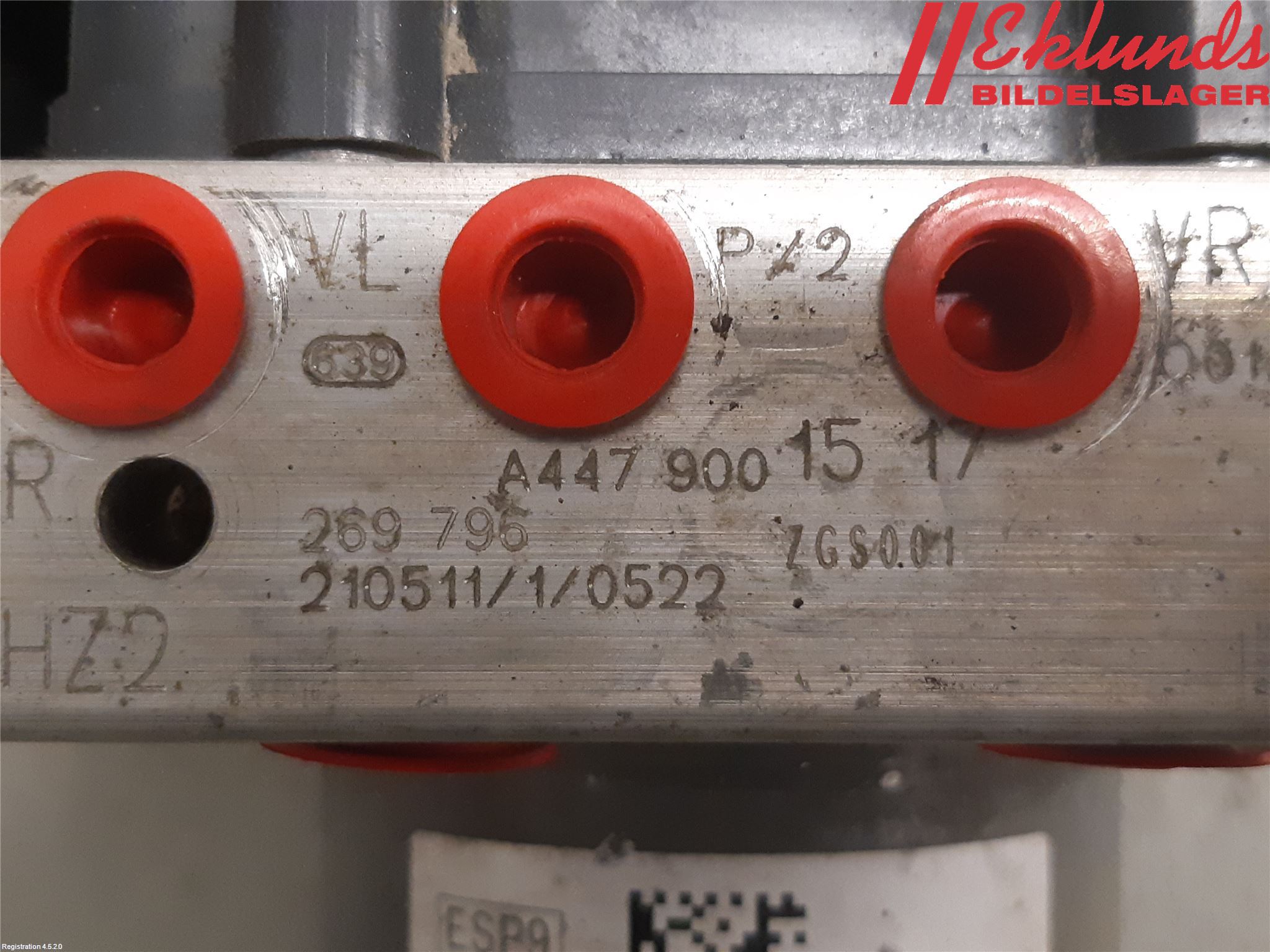 Mercedes-Benz MB VITO/V-KLASS (W640,W447,W448) 14- Abs Hydraulaggregat