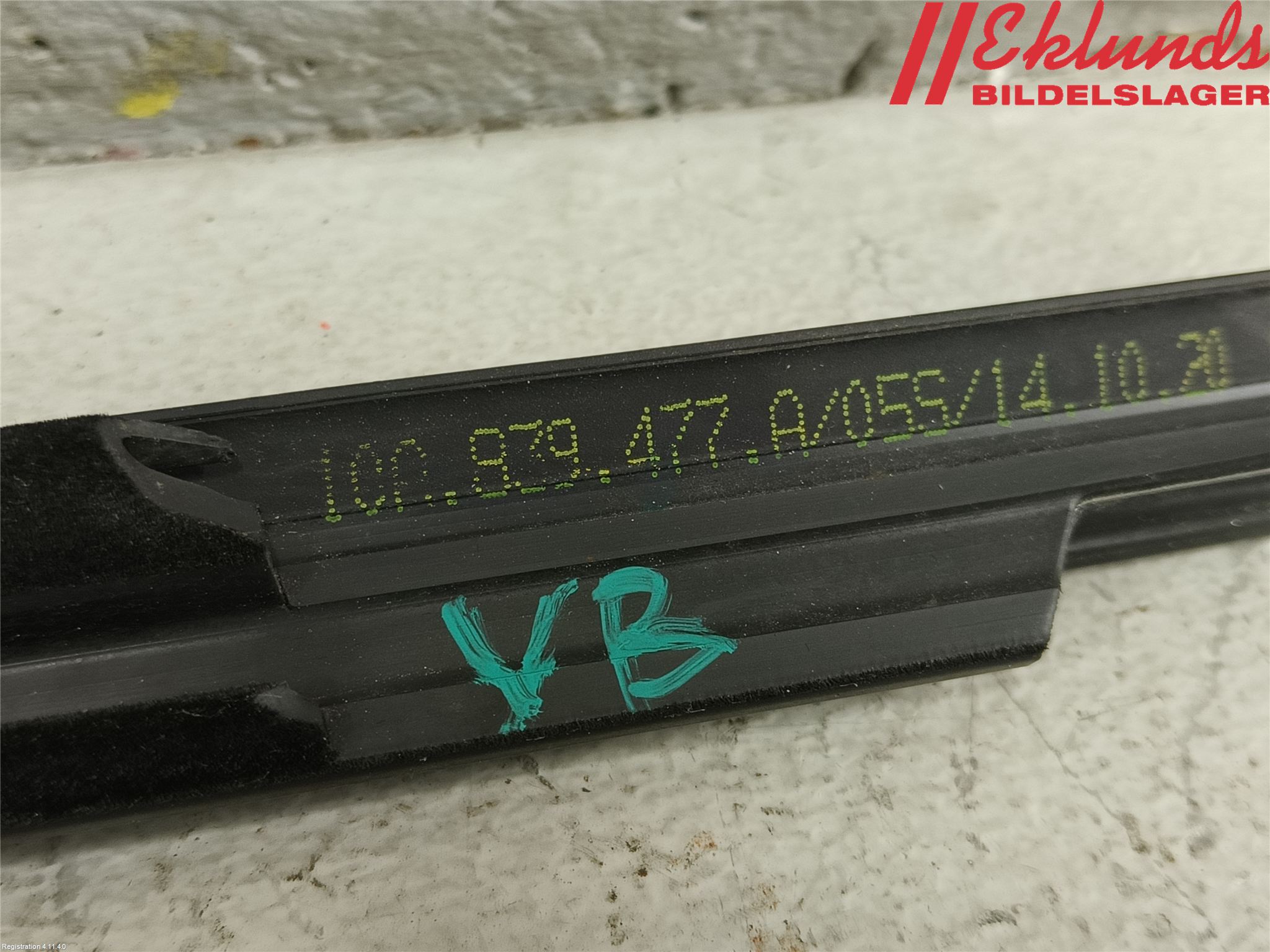 Volkswagen VW ID.3 21- Dörr Dekorlist Bak Vä