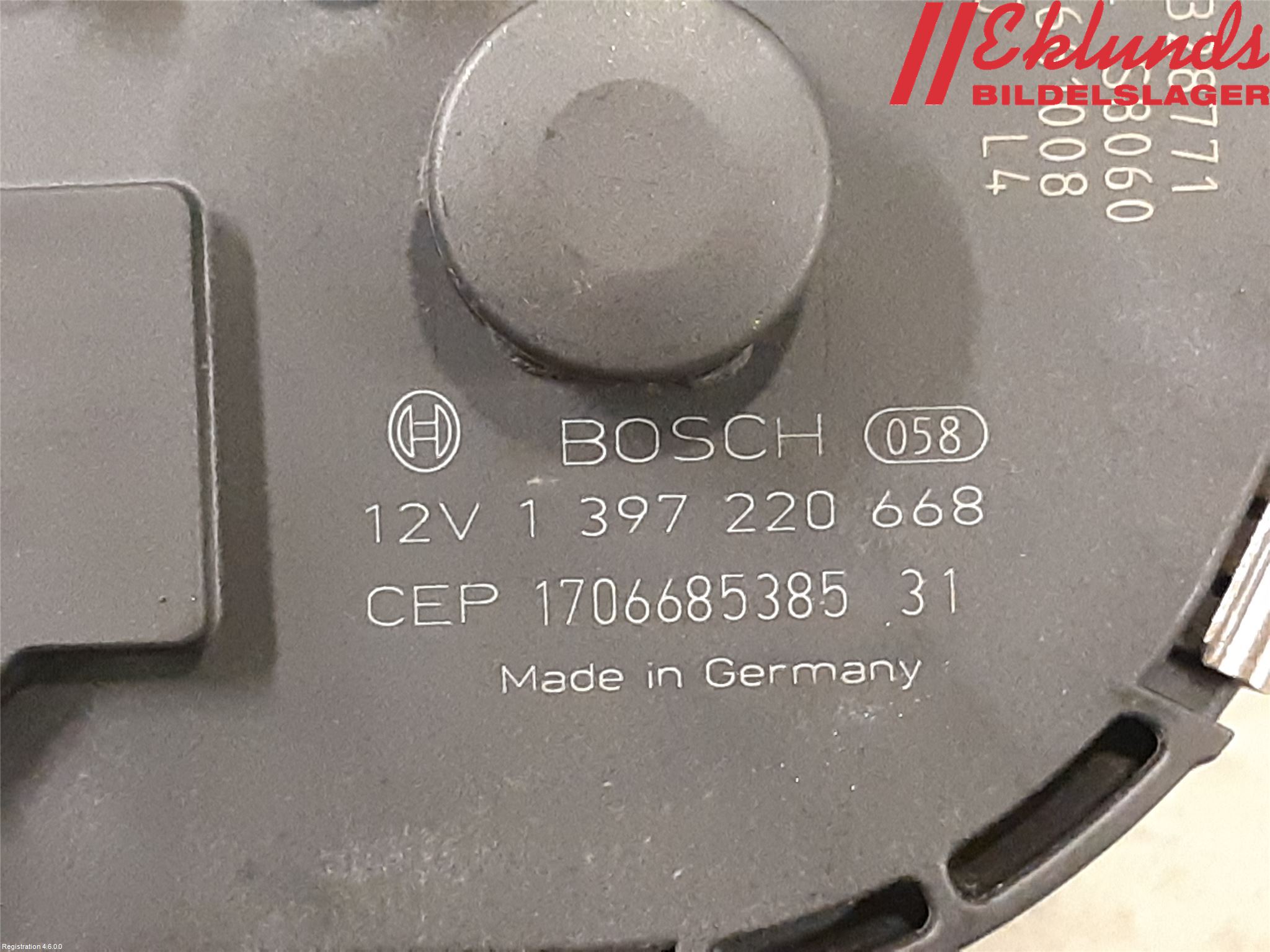 Volvo XC60 14-17 Torkarmotor Vindruta