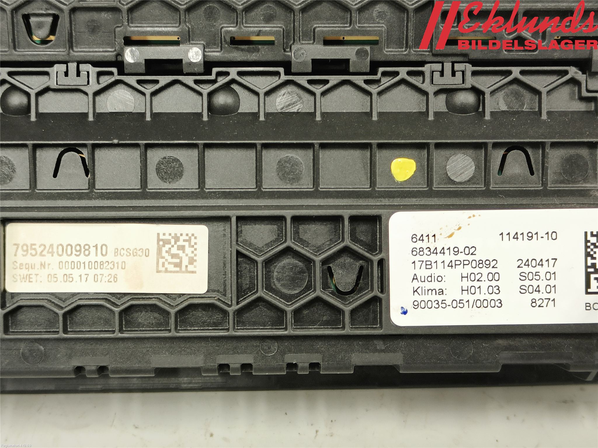 BMW 5 G30/G31/F90 17-23 Ac Styrenhet Ac Manöveren