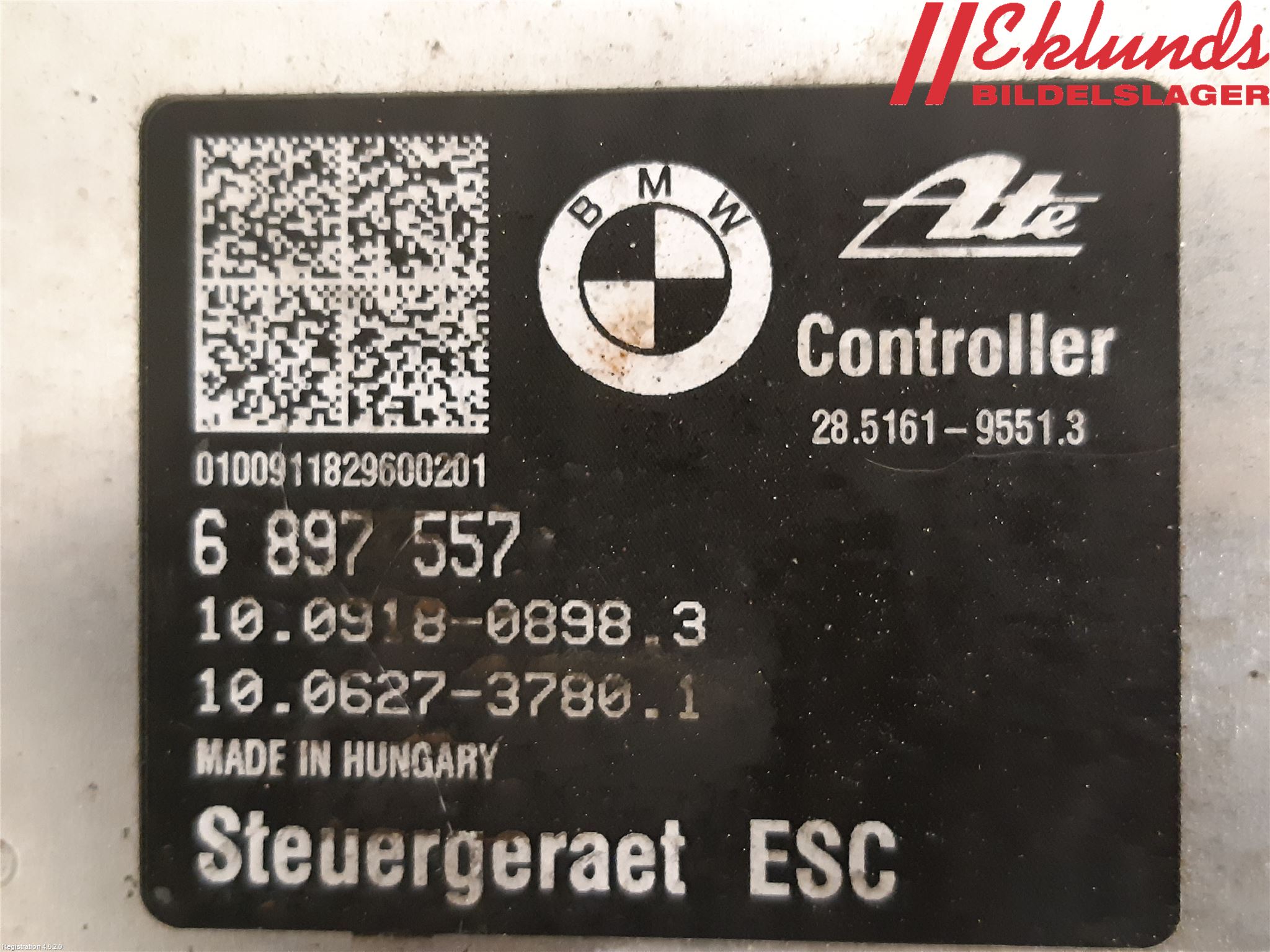 BMW 3 G20/G21/G80/G81 19- Abs Hydraulaggregat