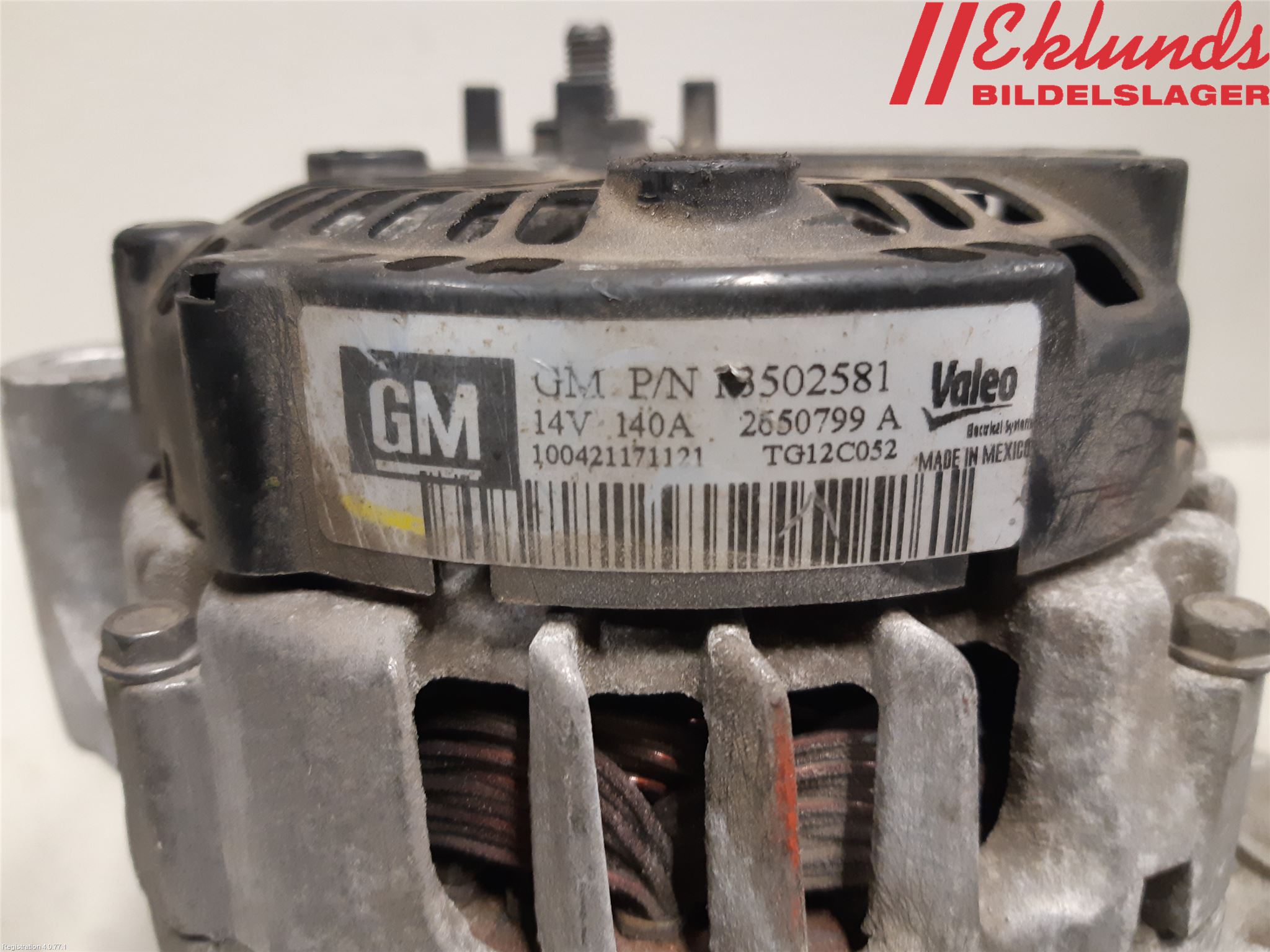 Saab 9-5 10-12 Generator