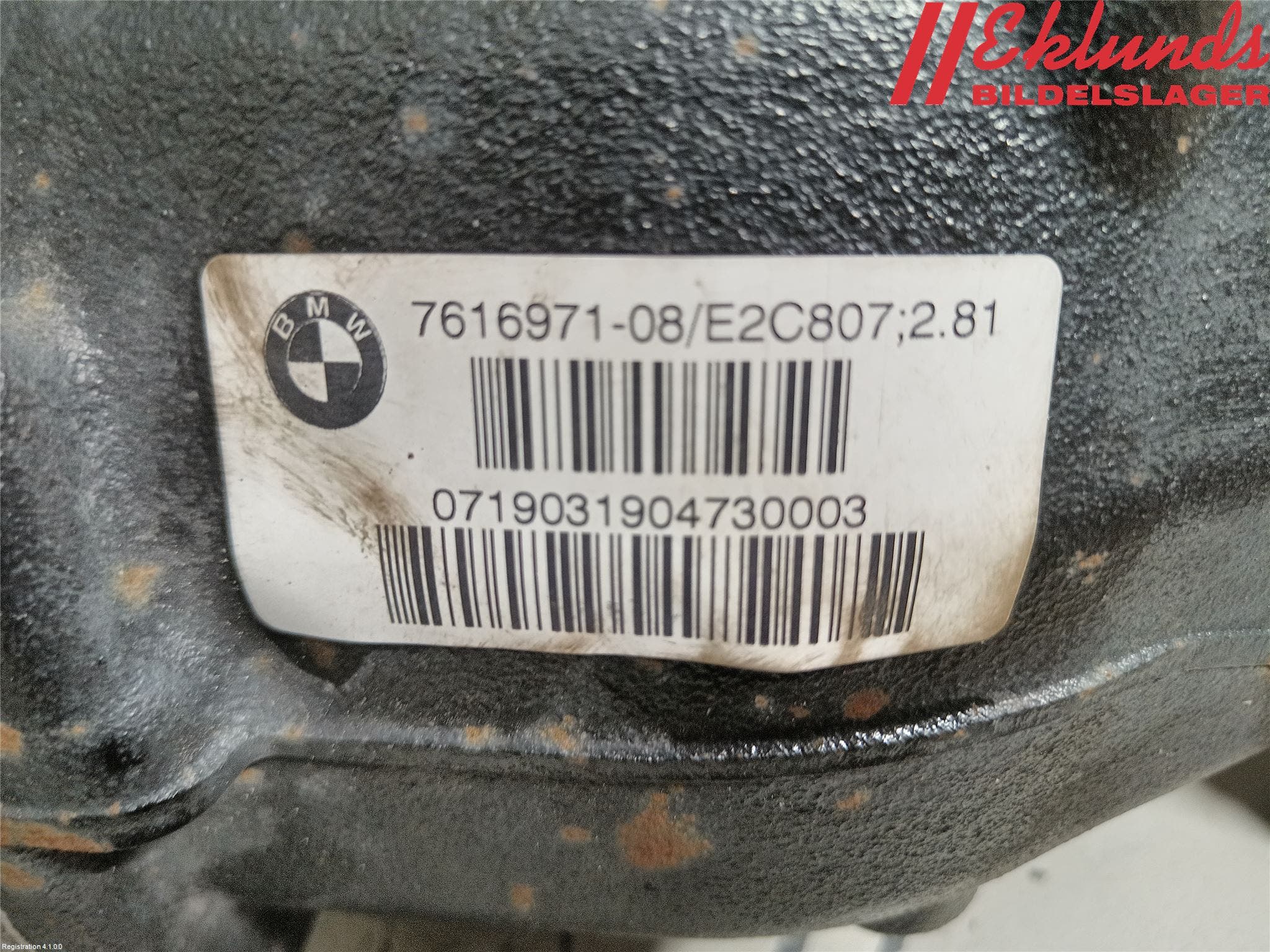 BMW 1 F20/F21 11-19 Bakväxel-Diff