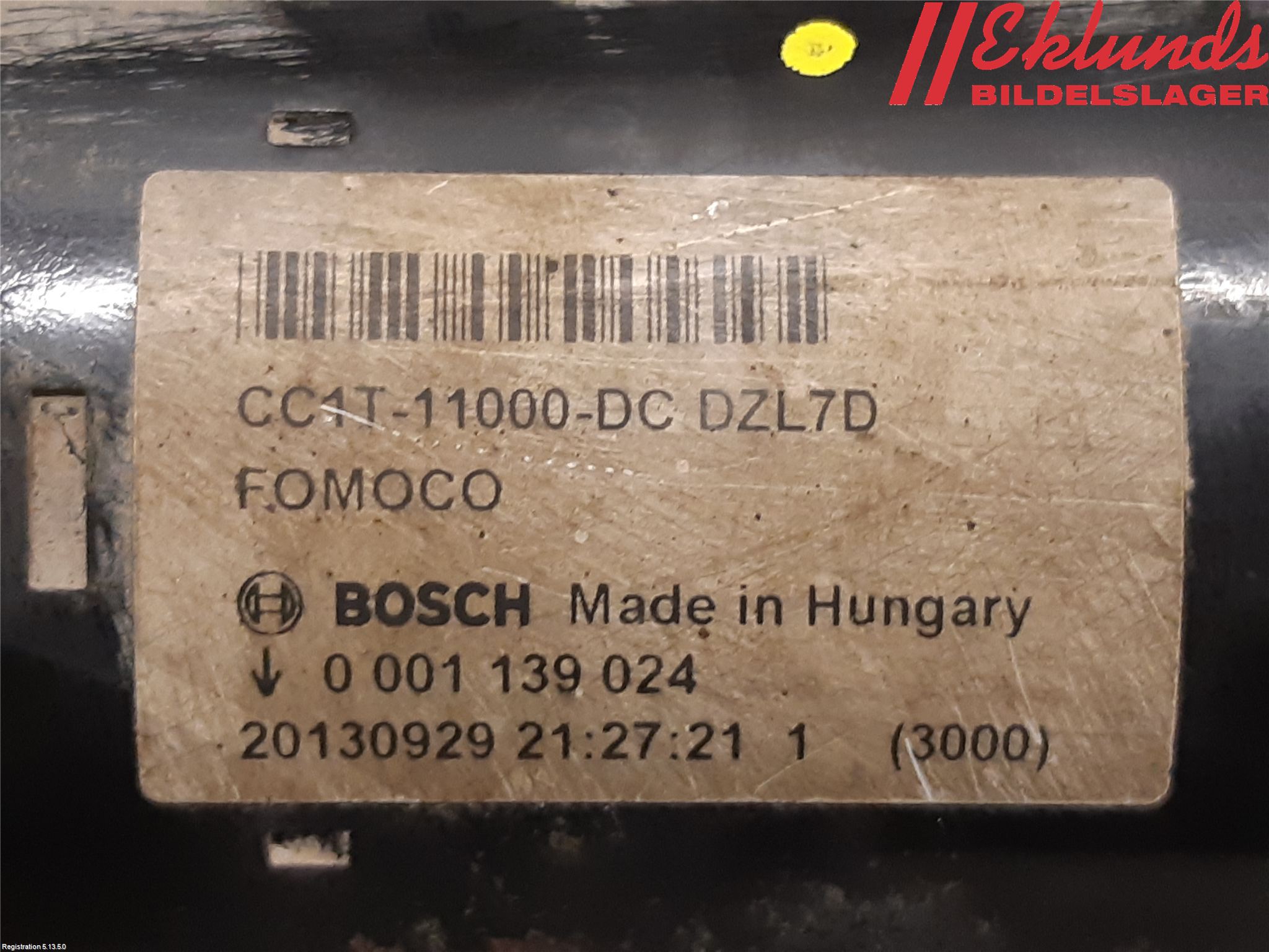 Ford TRANSIT/TOURNEO CUSTOM 13-24 Startmotor Diesel