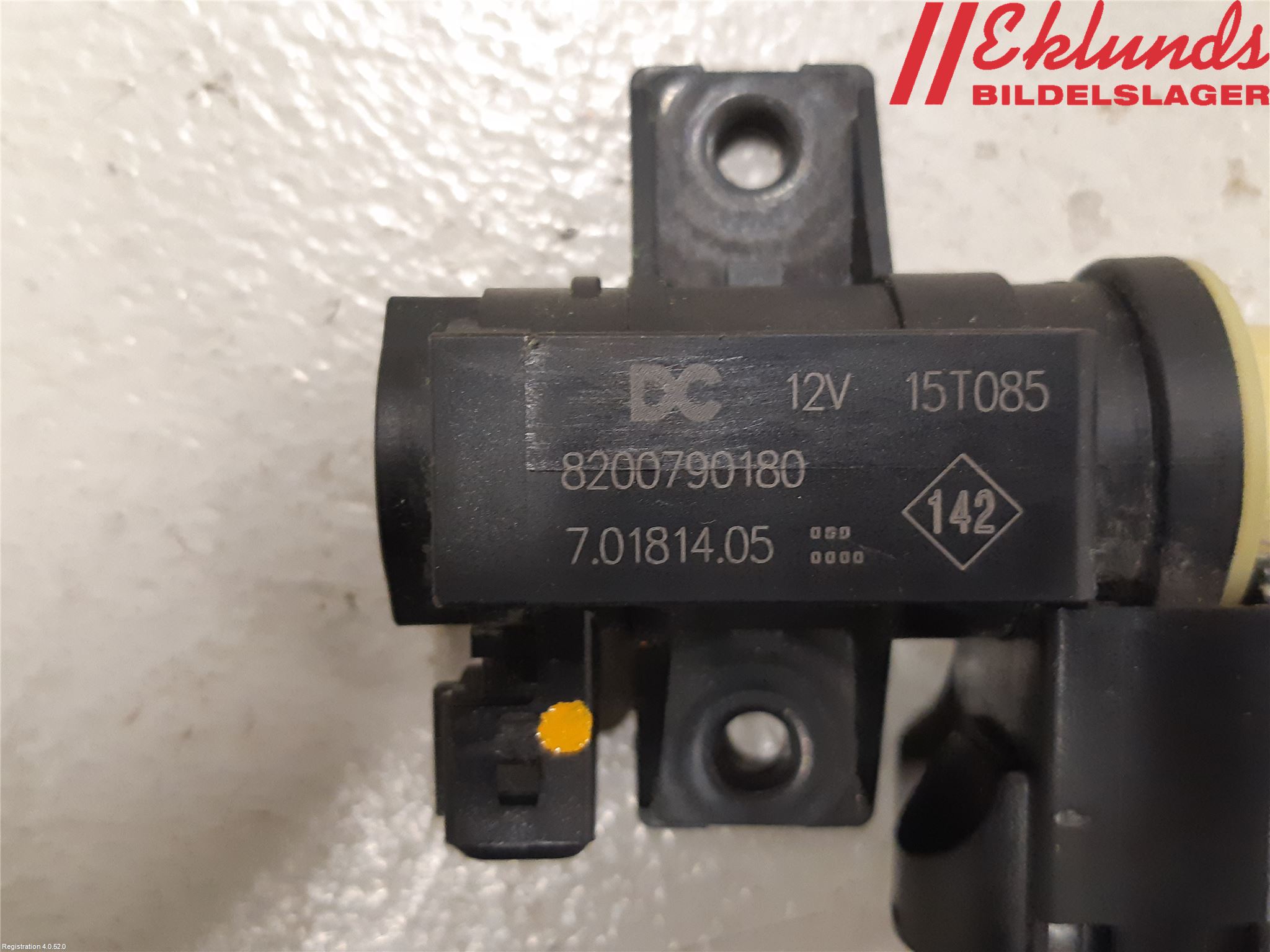 Renault TRAFIC/E-TECH 15- Magnetventil Laddtryck