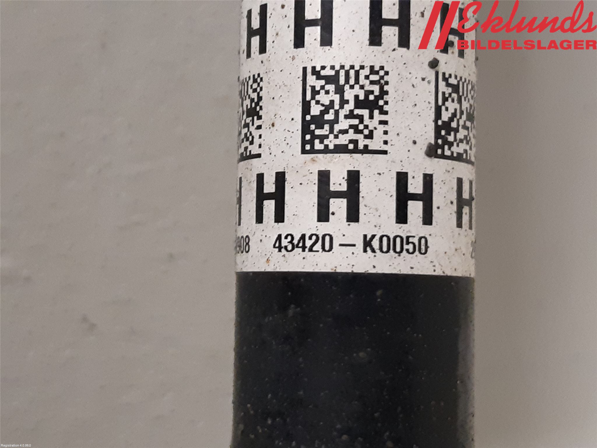 Toyota YARIS XP21 20- Drivaxel Fram Vänster