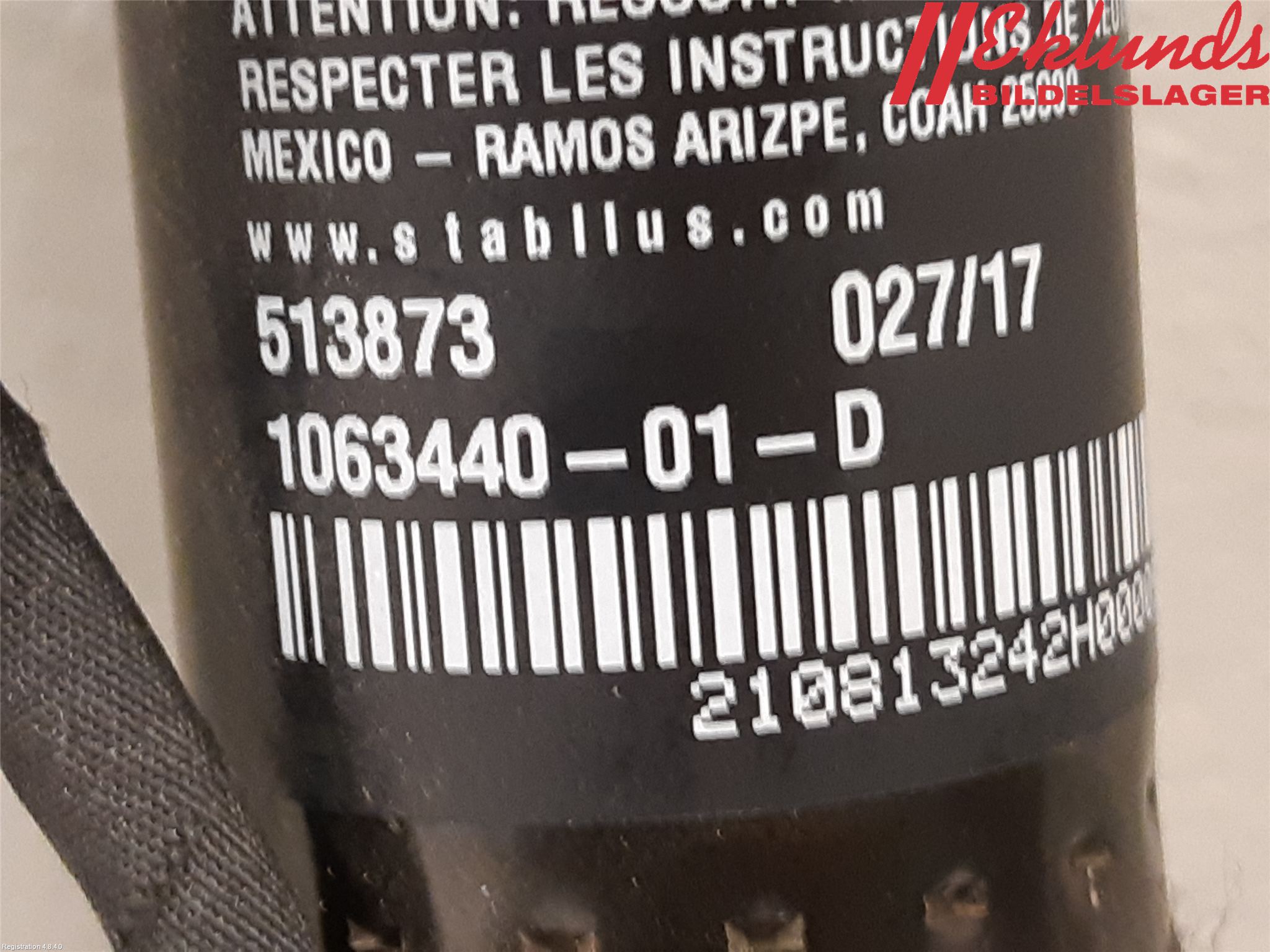 Tesla MODEL X 16- Gasfjäder Övrigt