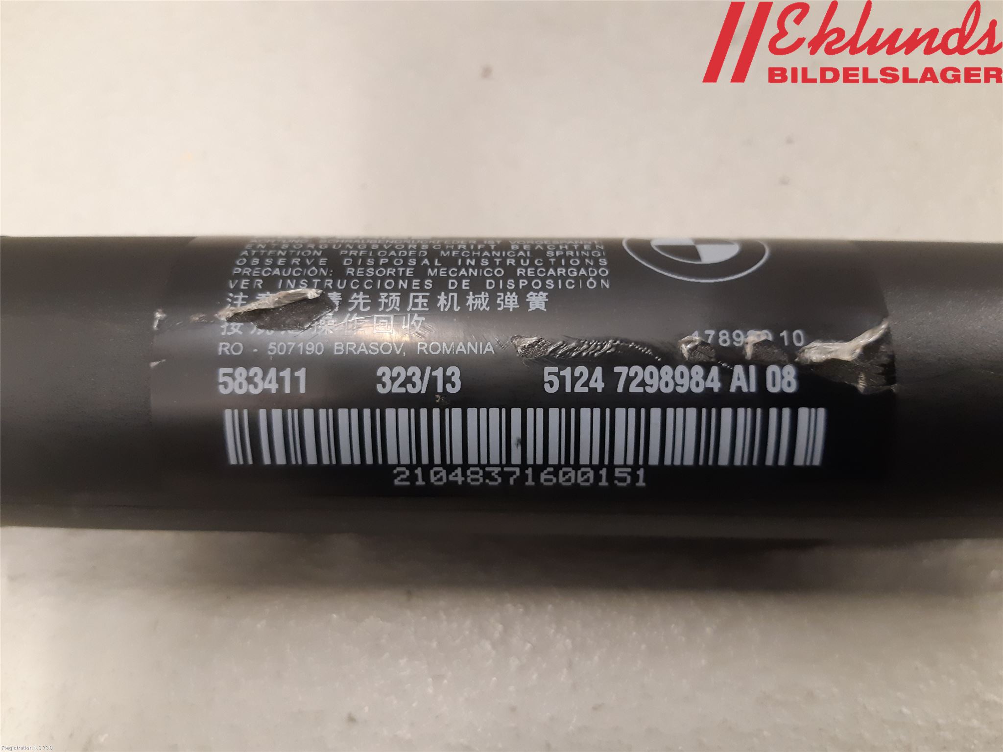 BMW 3 F30/F31/F80 12-19 Bakluckeöppnare Automatisk