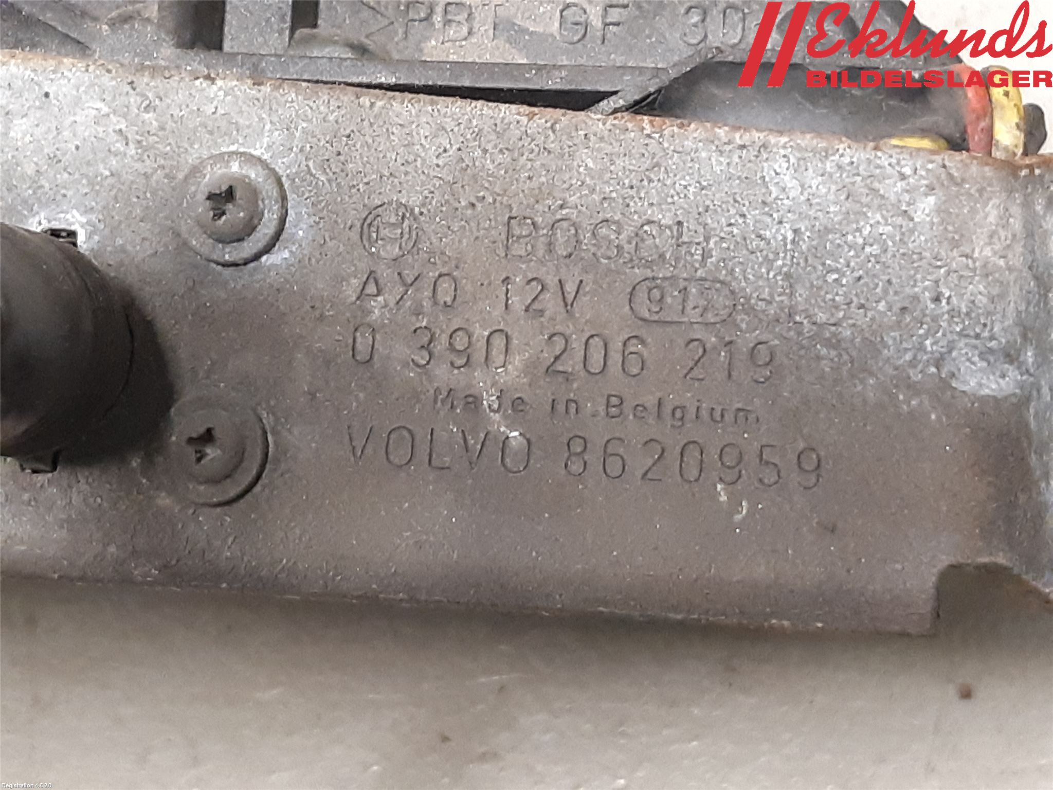 Volvo V70 00-04 Strålkastartorkmotor Vä