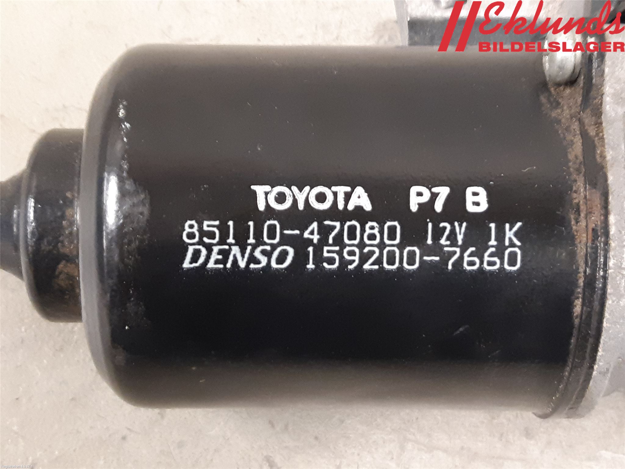 Toyota PRIUS NWH20 04-08 Torkarmotor Vindruta
