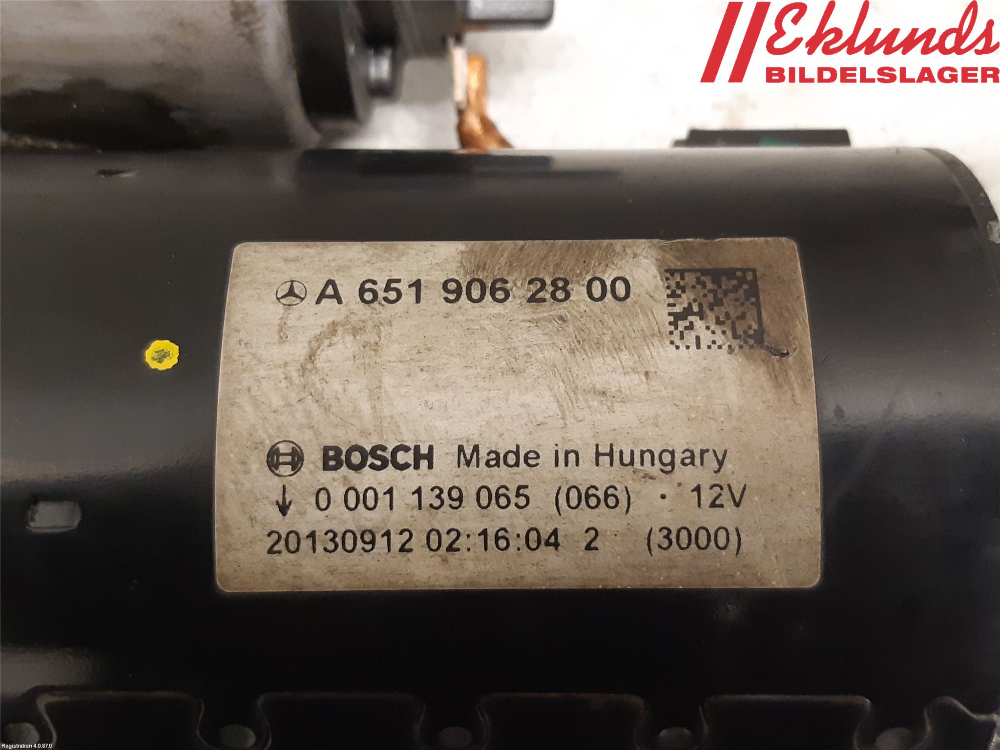 Mercedes-Benz MB E-KLASS (W212) 09-16 Startmotor Diesel