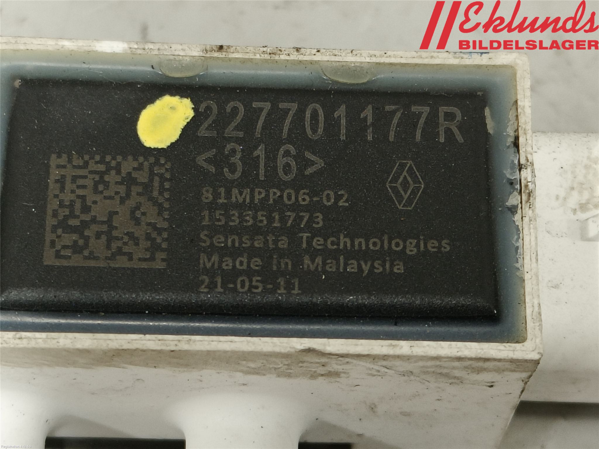 Renault KANGOO II 15-21 Vakuumventil