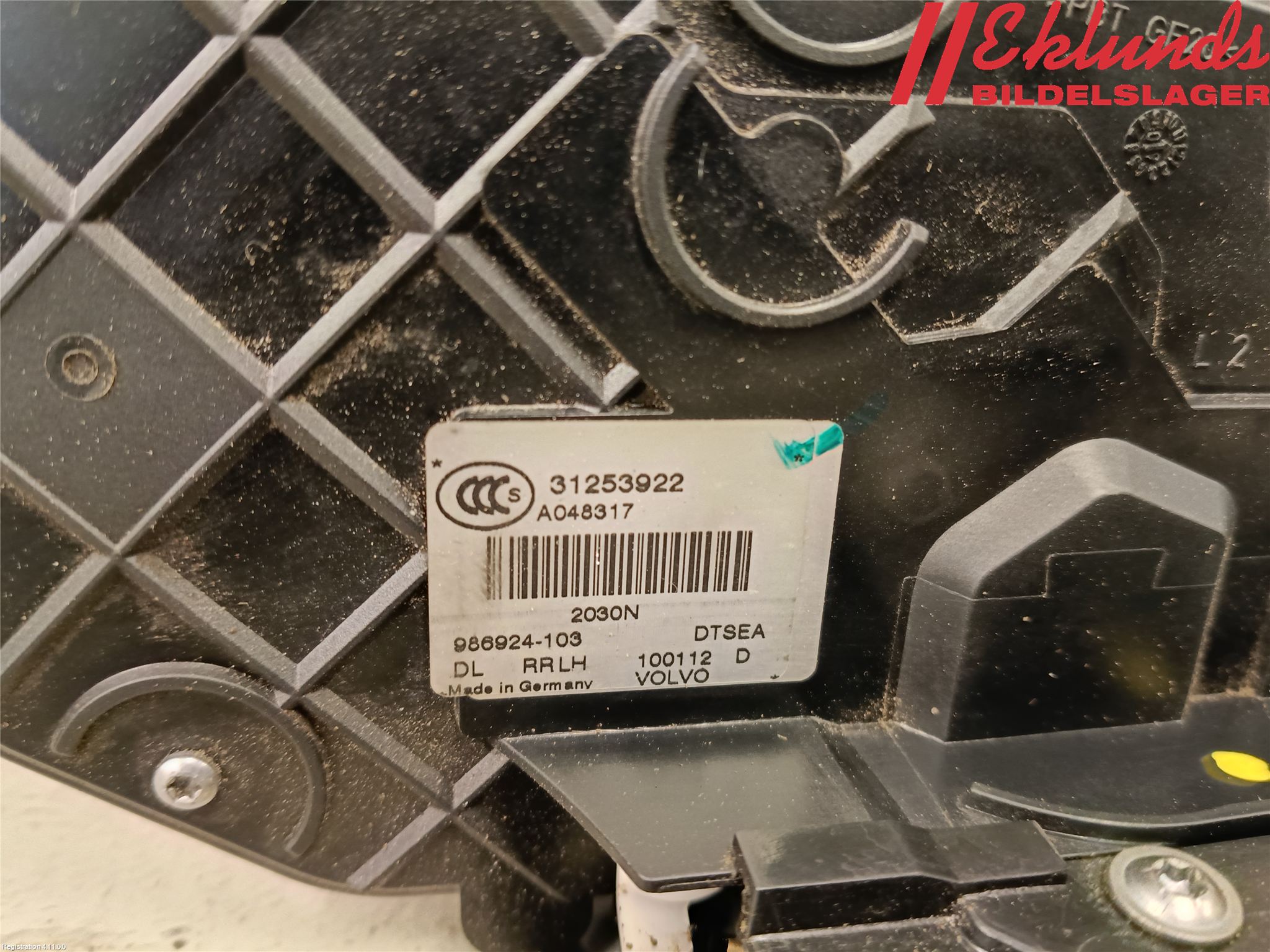 Volvo V70 08-13 Låskista-Dörrlås