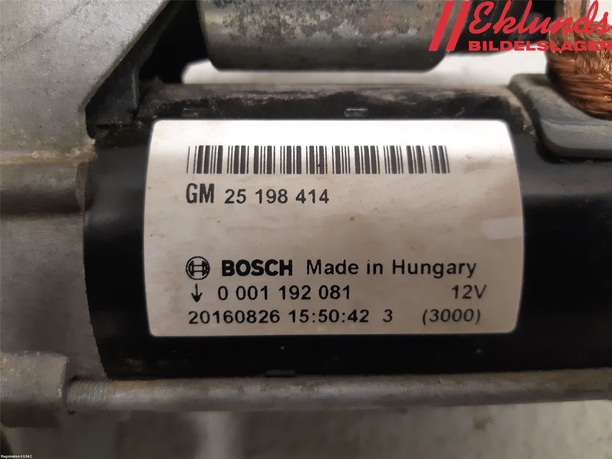 Opel CORSA E 15-19 Startmotor