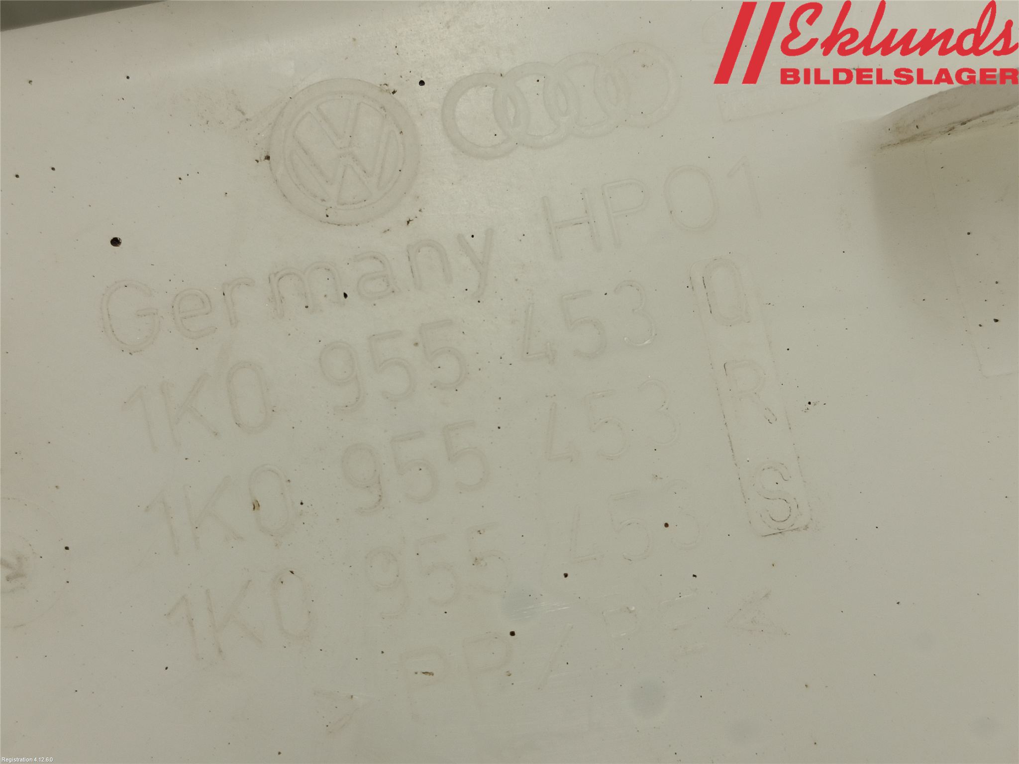 Volkswagen VW GOLF PLUS/CROSS GOLF 04-14 Spolartank Vindruta