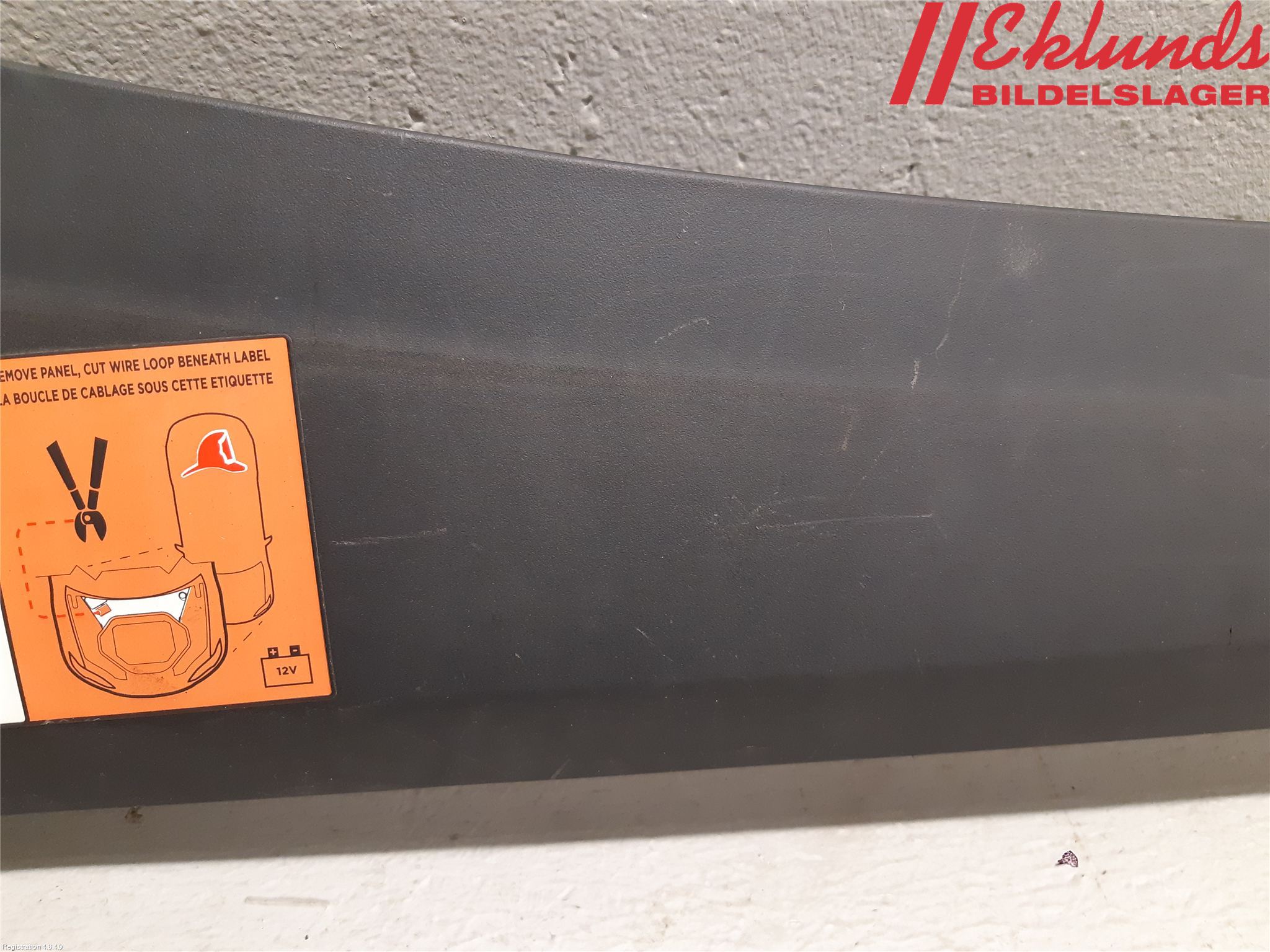 Tesla MODEL X 16- Täckplast Front