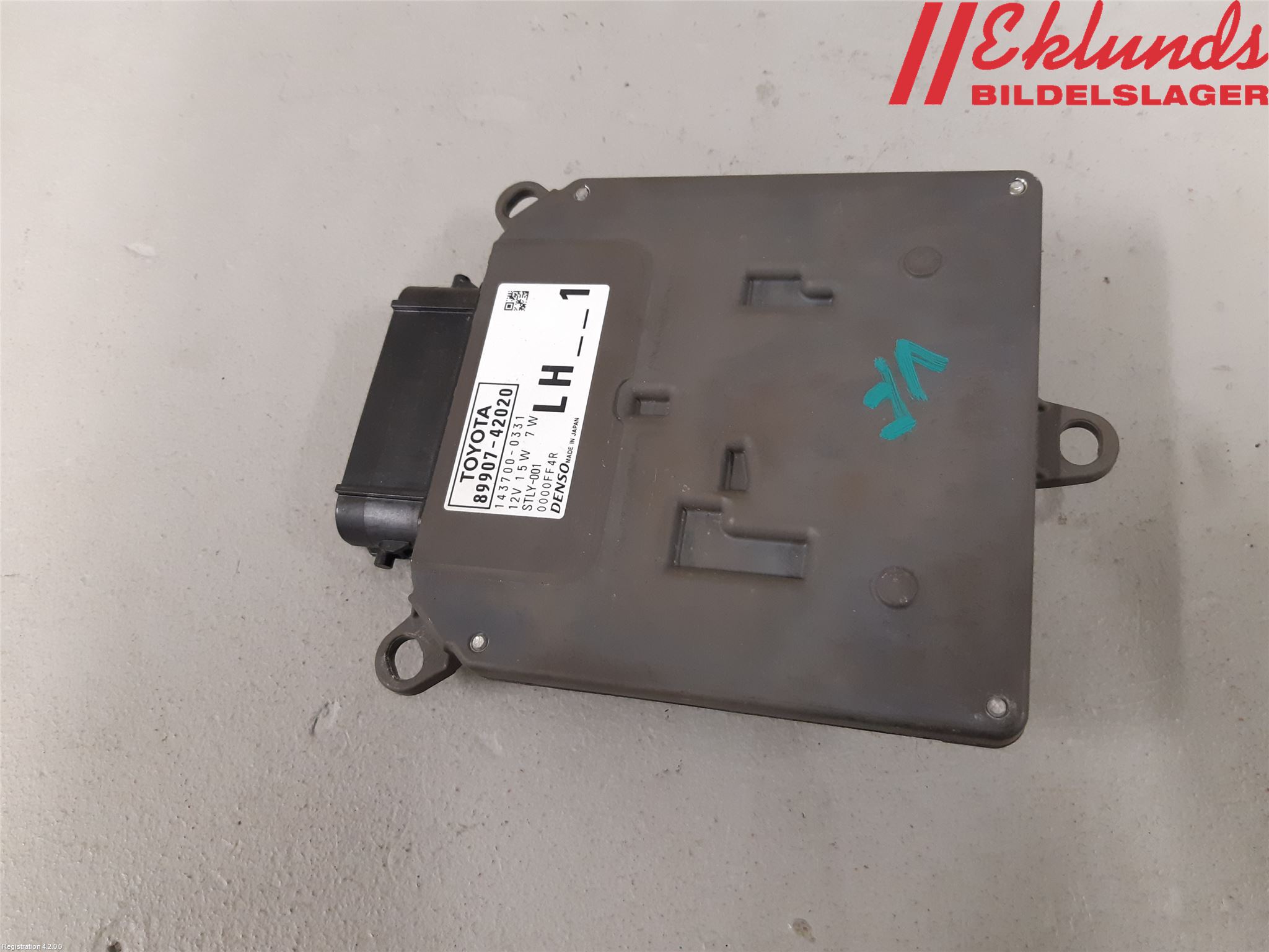 Toyota RAV4 19- Styrenhet Strålkastare