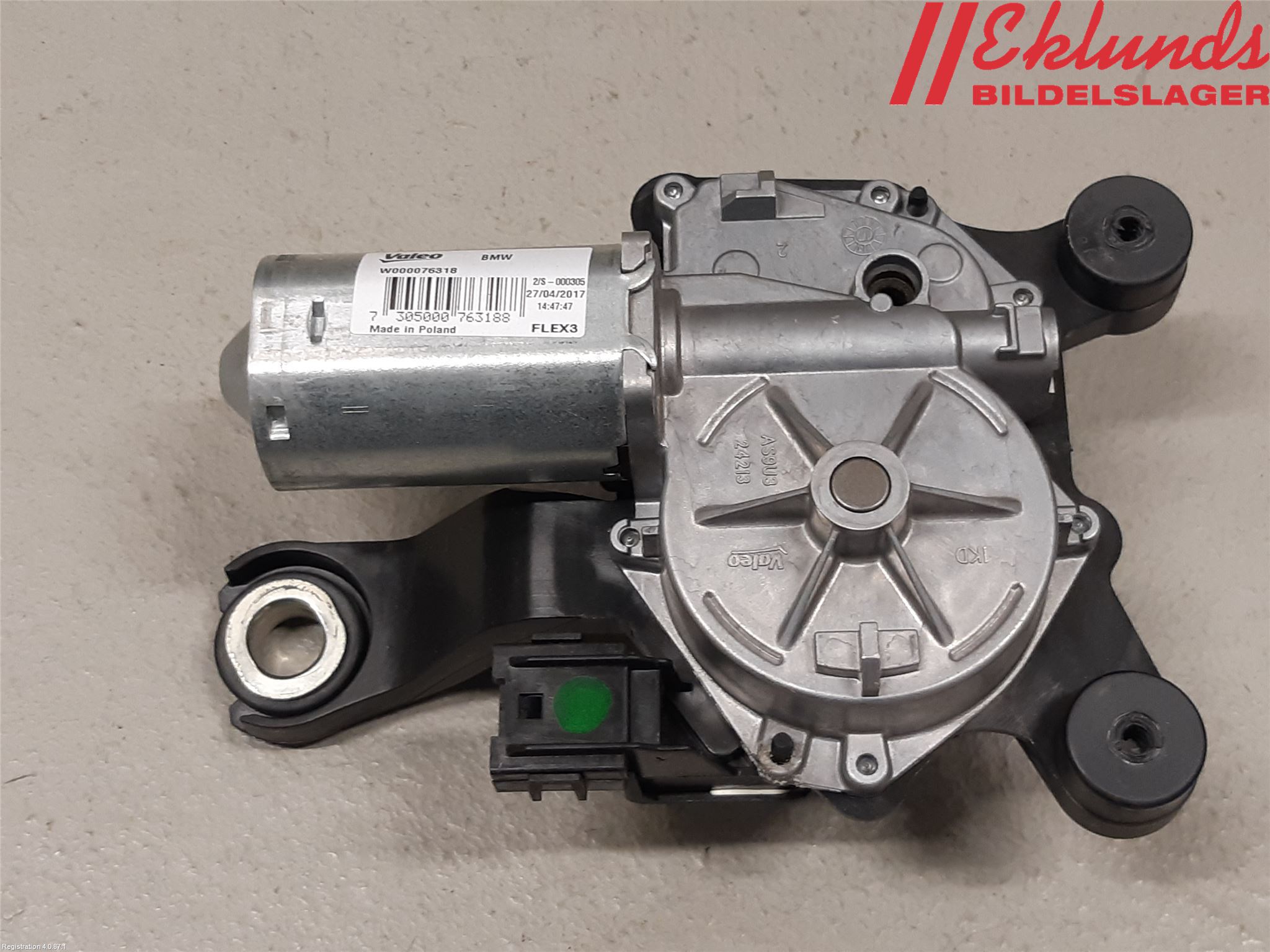 BMW 5 G30/G31/F90 17-23 Torkarmotor Baklucka