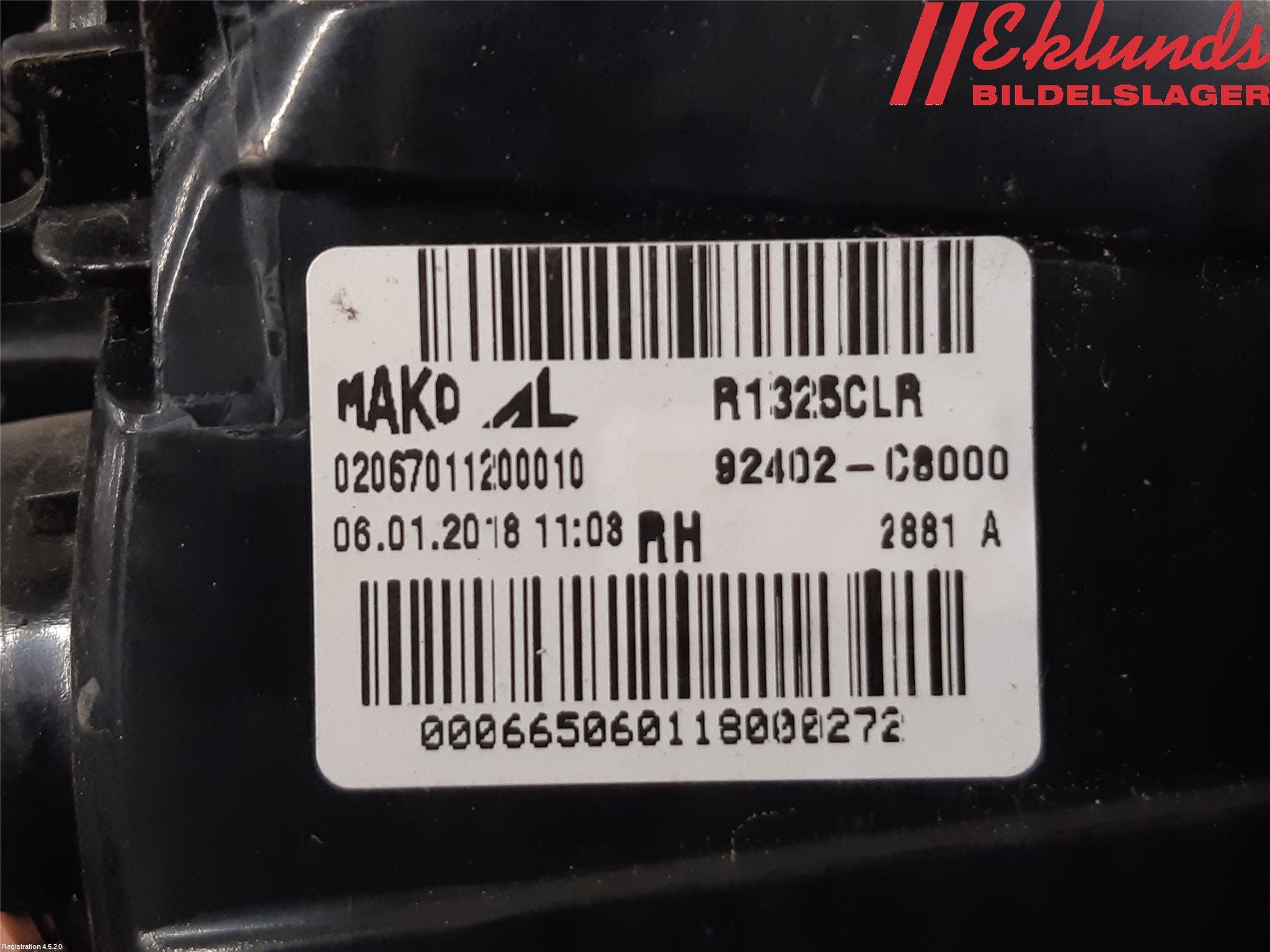 Hyundai i20 GB 15-20 Bakljus Höger