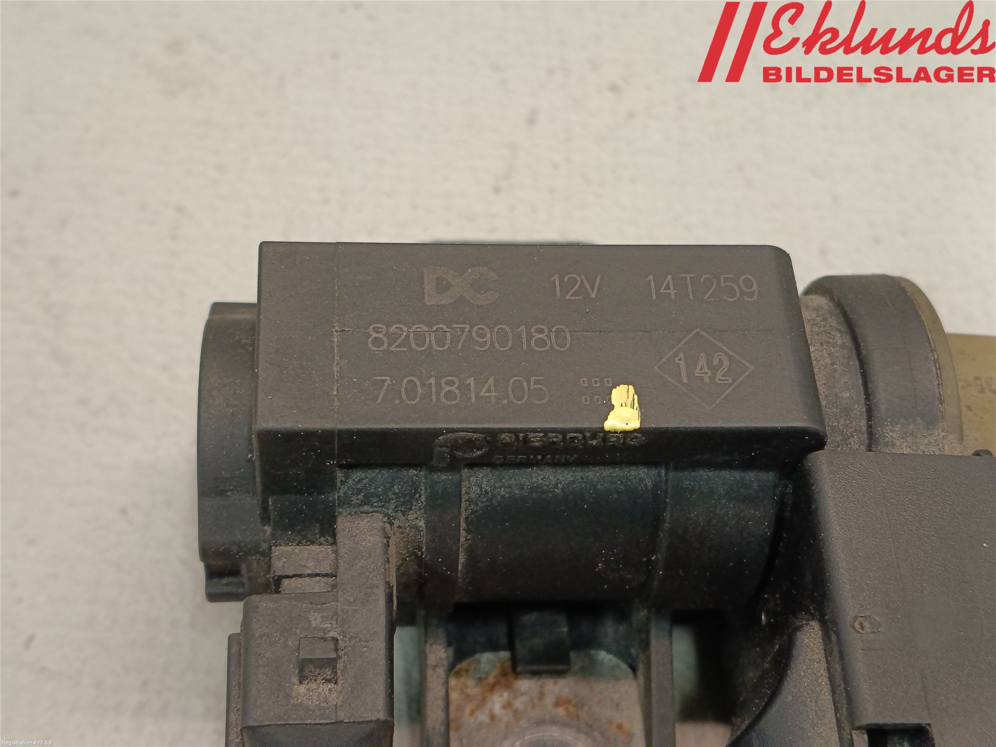 Opel MOVANO B 10-22 Magnetventil Laddtryck