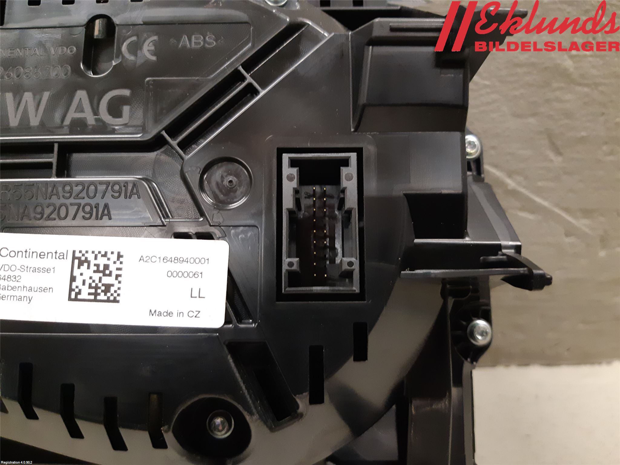 Volkswagen VW PASSAT 15-19 Instrument Komb