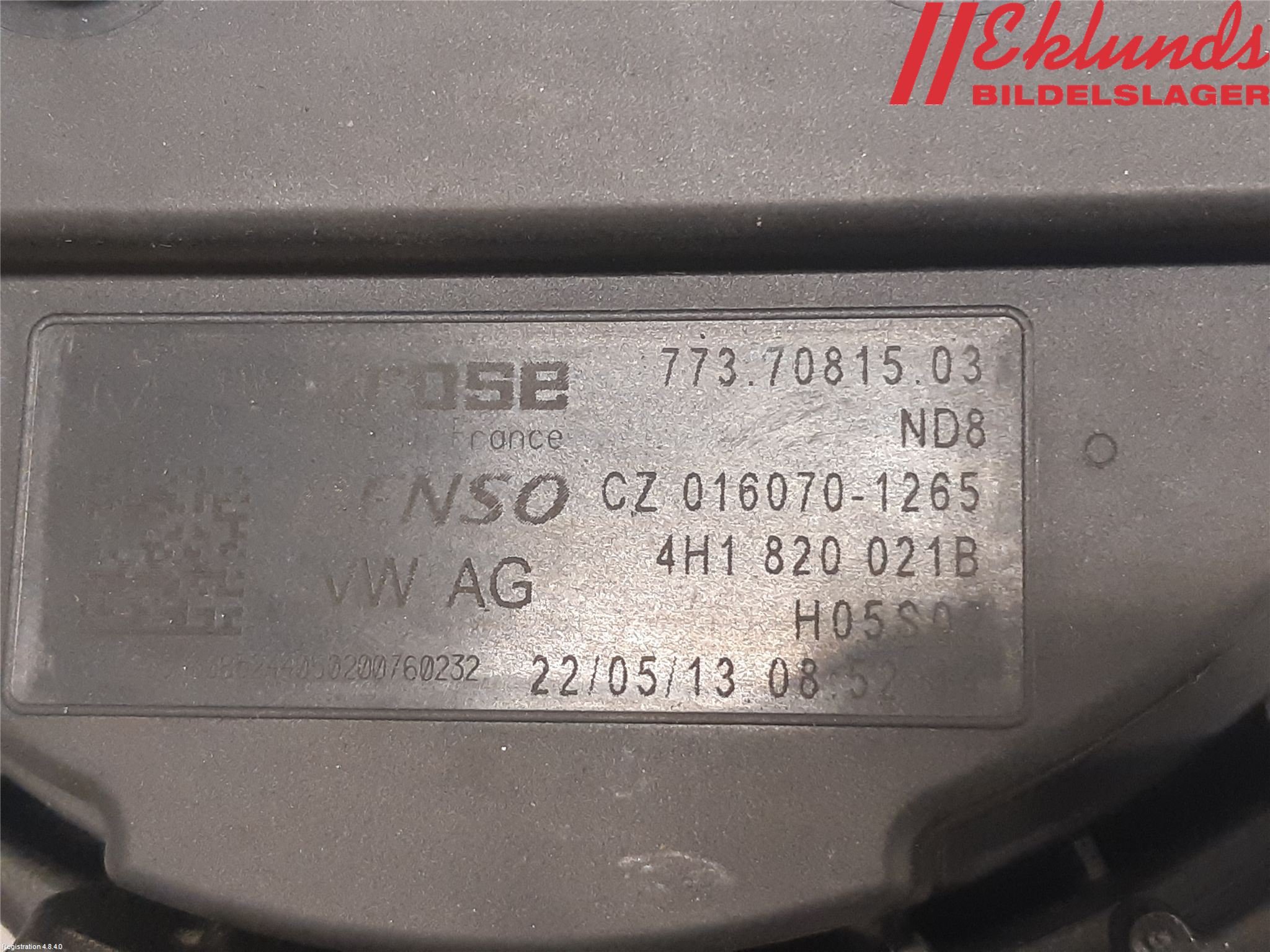 Audi A6/S6 4G 11-18 Värmefläkt
