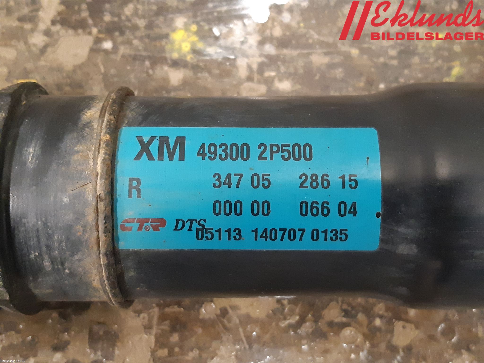 Kia SORENTO 10-14 Mellanaxel Komp