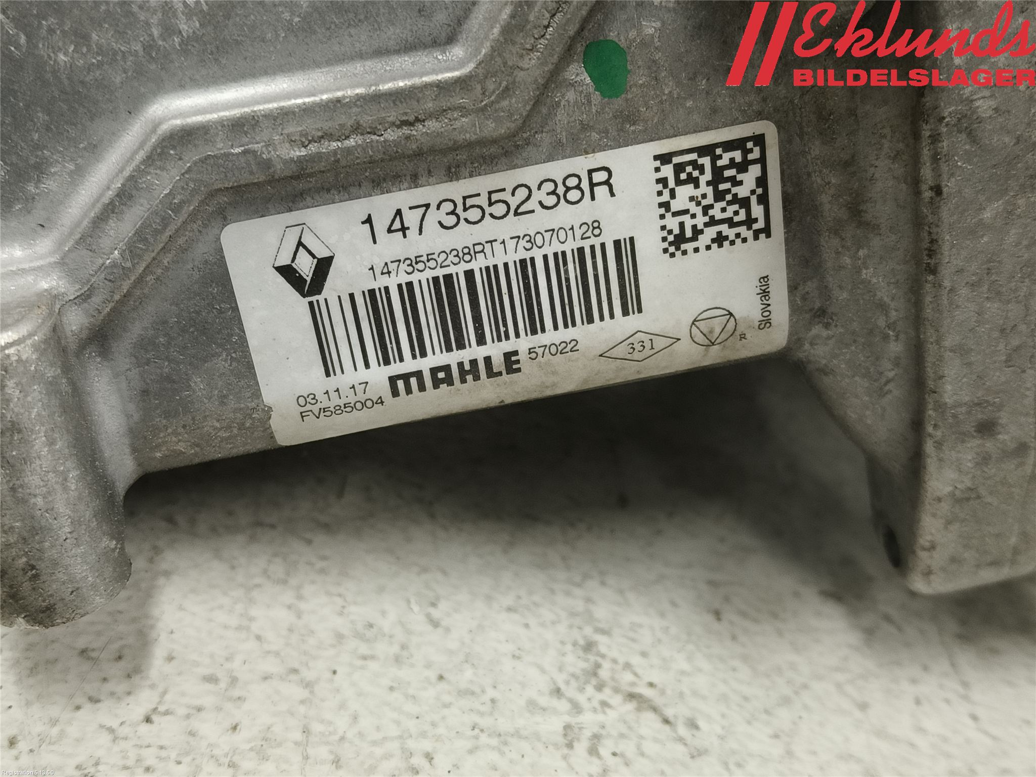 Nissan NV400 12-24 Avgaskylare