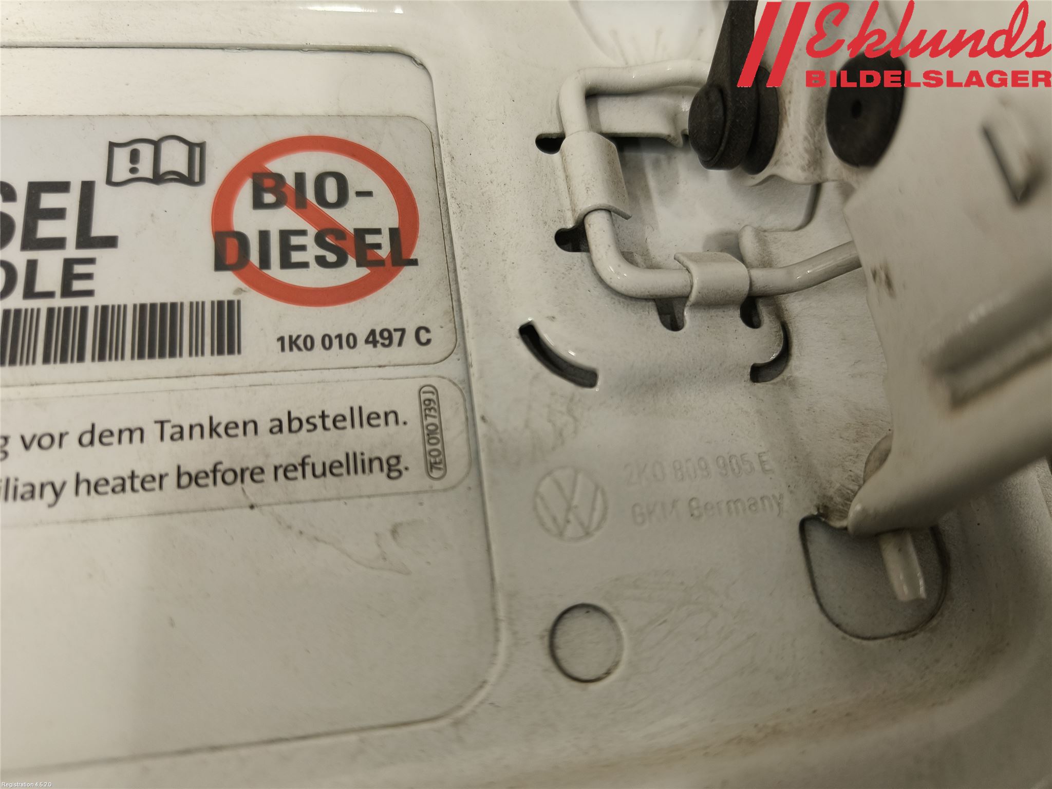 Volkswagen VW CADDY 16-20 Tanklucka
