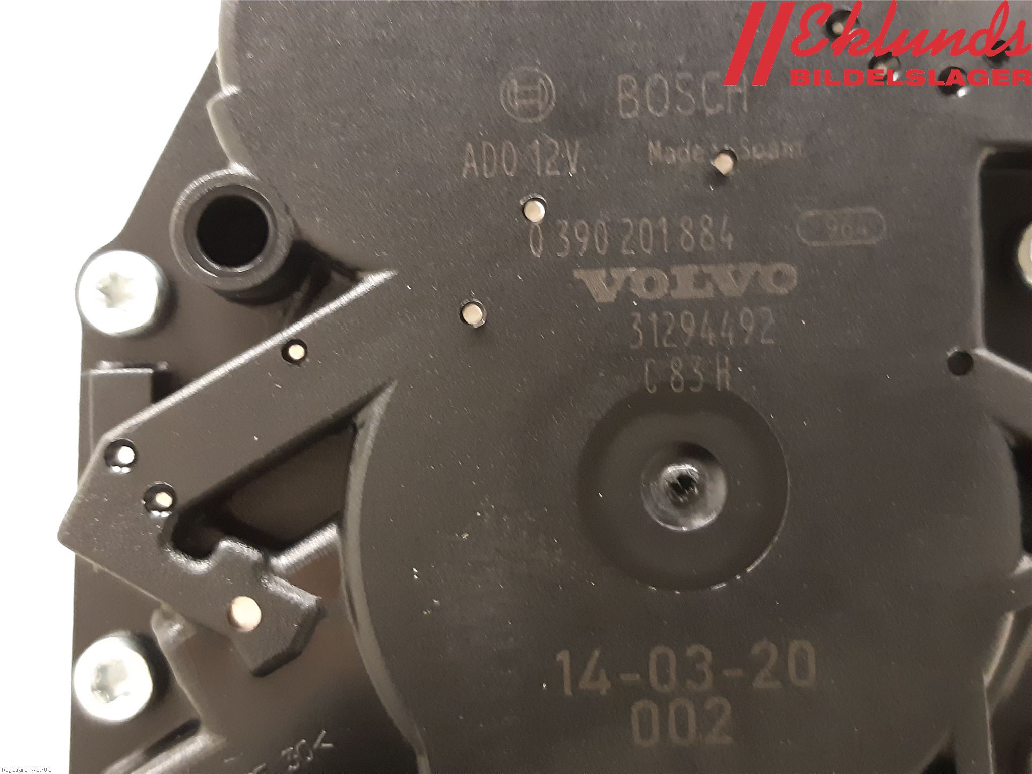 Volvo V40 12-19 Torkarmotor Baklucka