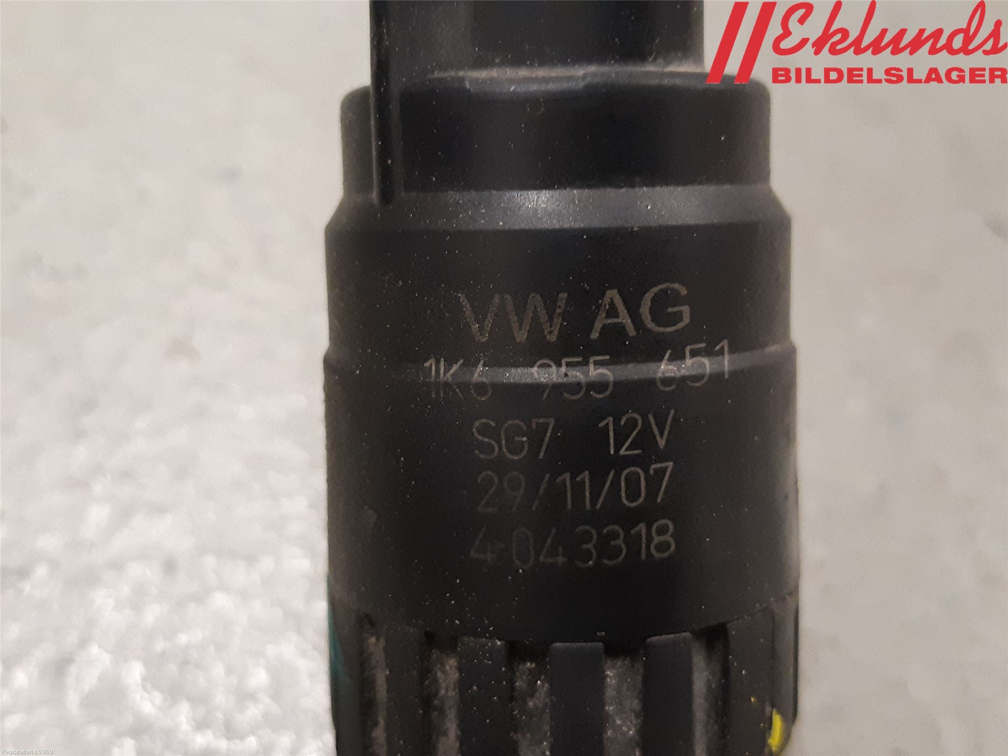 Audi A3/S3 05-13 Spolarpump Vindruta