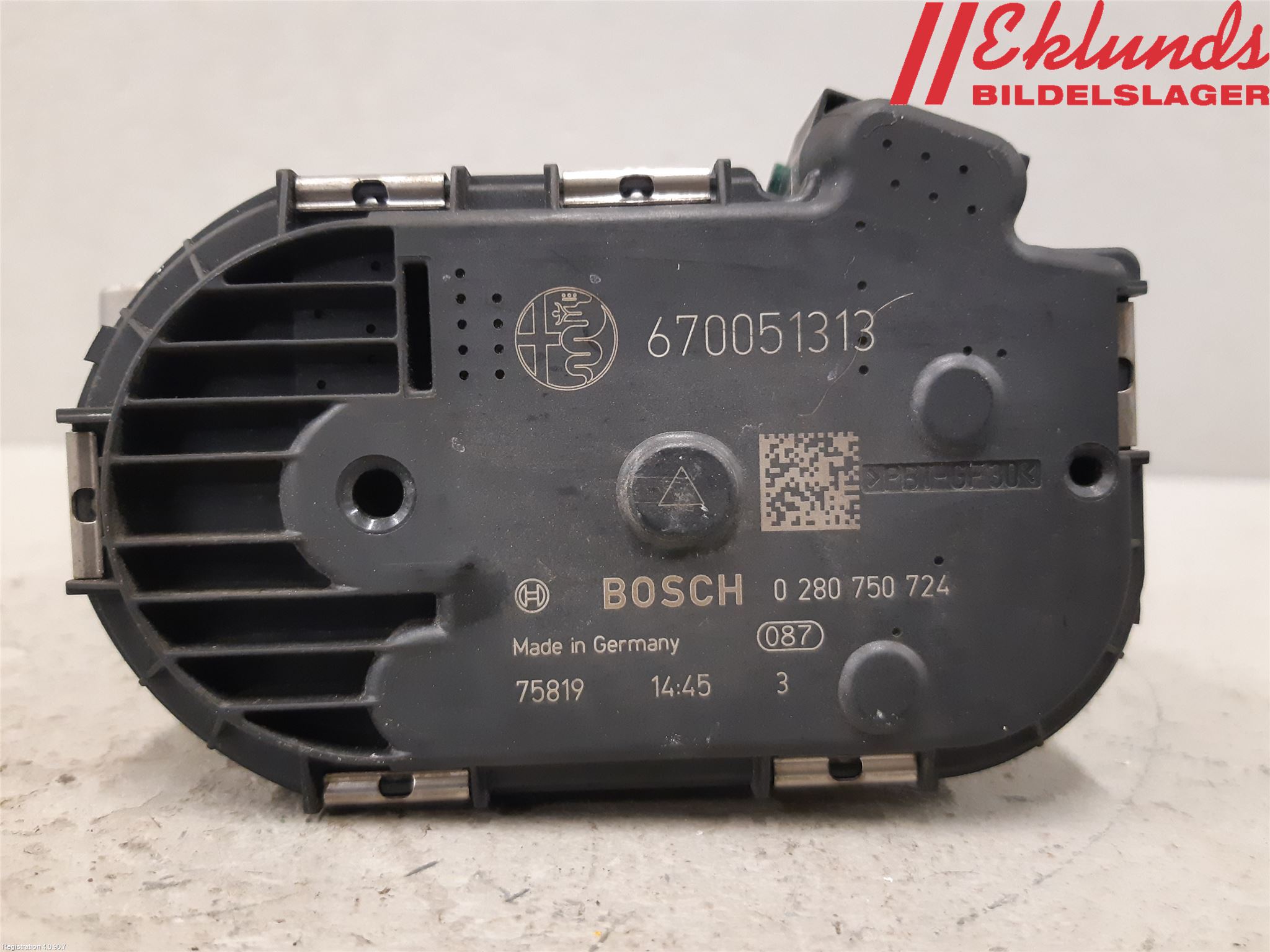 Alfa GIULIA Injspjällhus