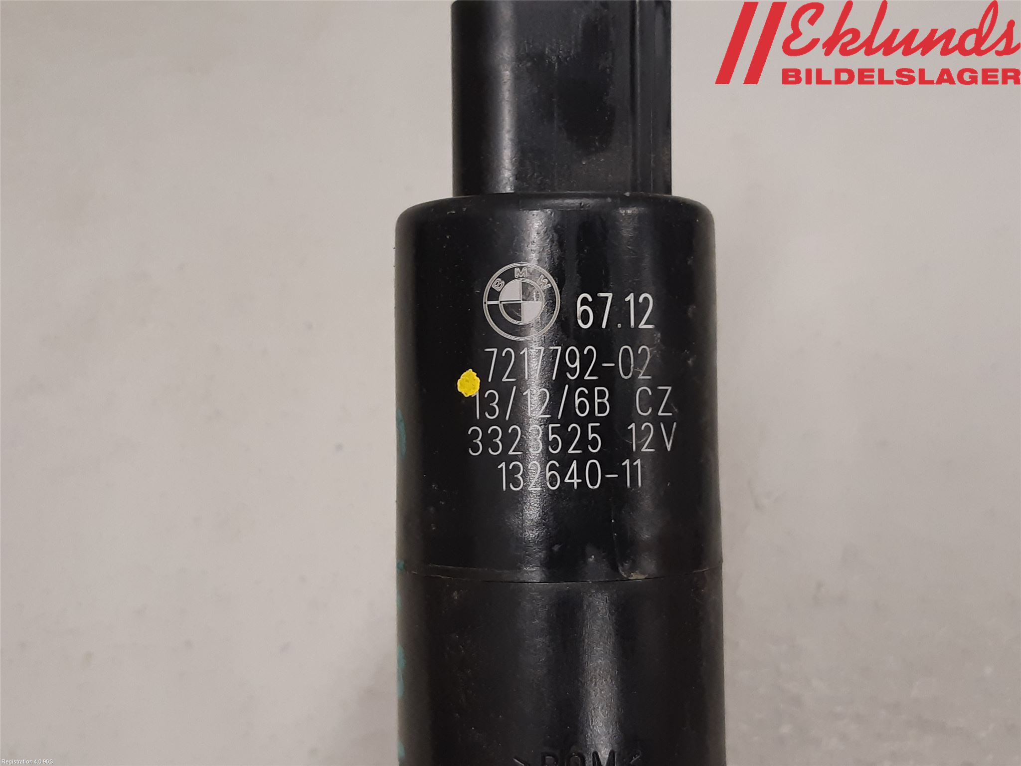 BMW 3 F30/F31/F80 12-19 Spolarpump Högtryck