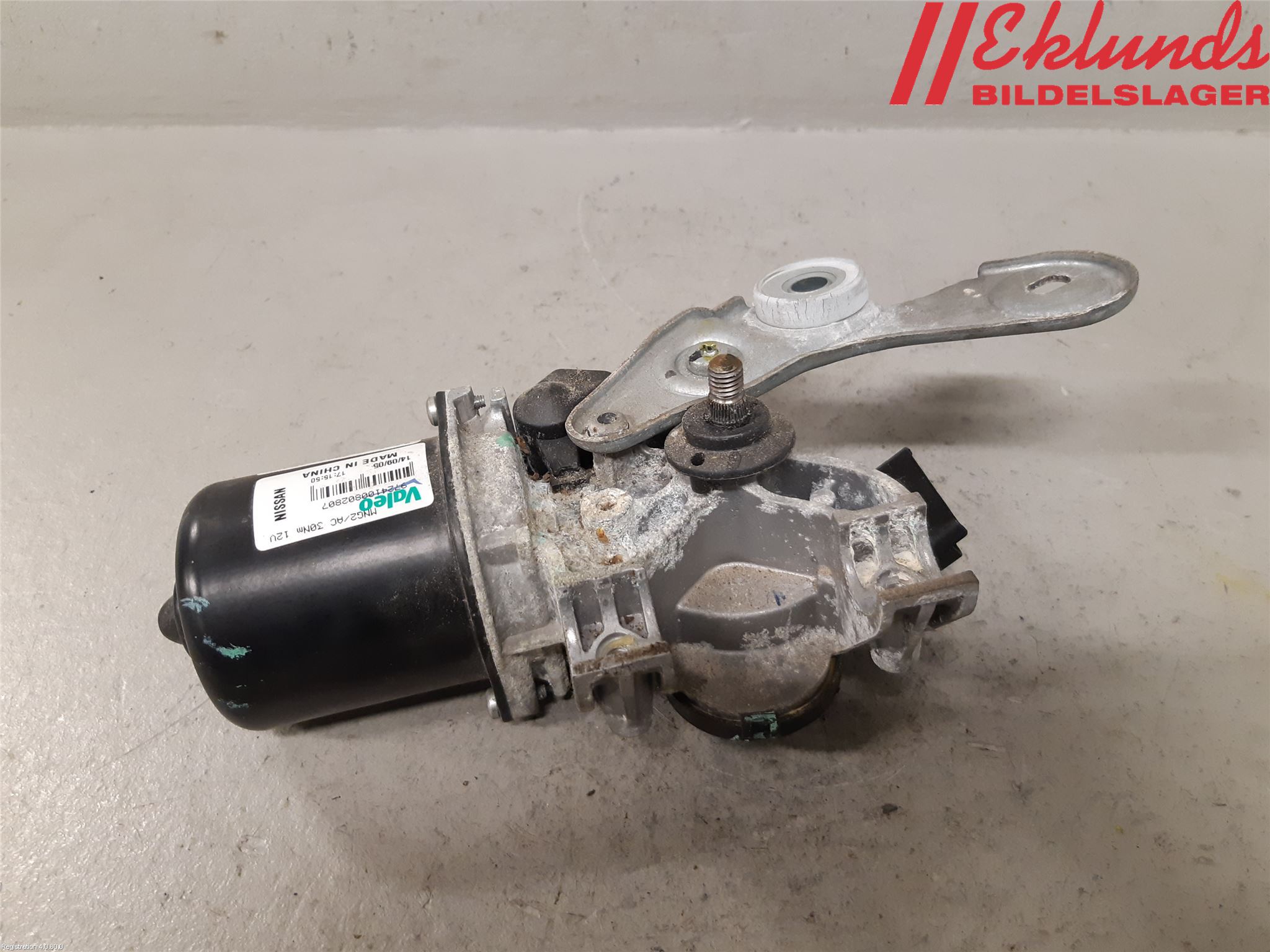 Nissan JUKE 14-19 Torkarmotor Vindruta
