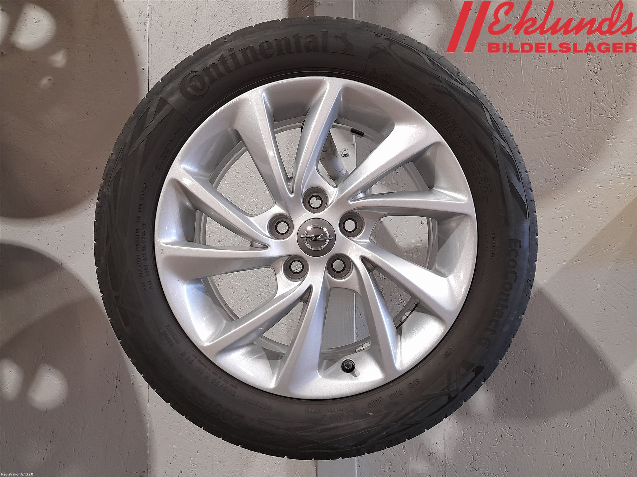Opel ASTRA K 16-22 Sommardäck Alumfälg 4St