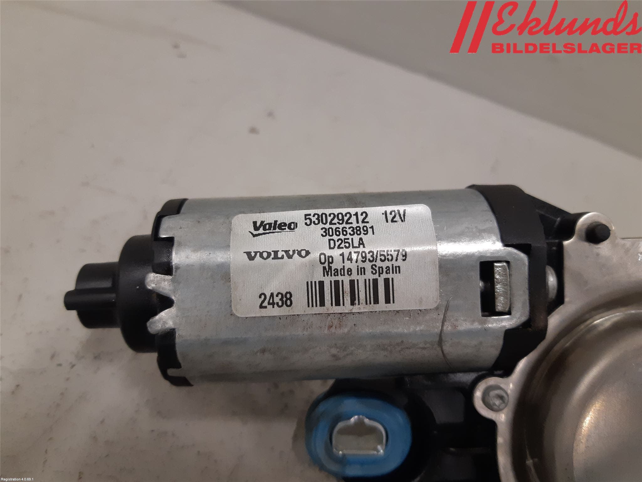 Volvo V70 08-13 Torkarmotor Baklucka