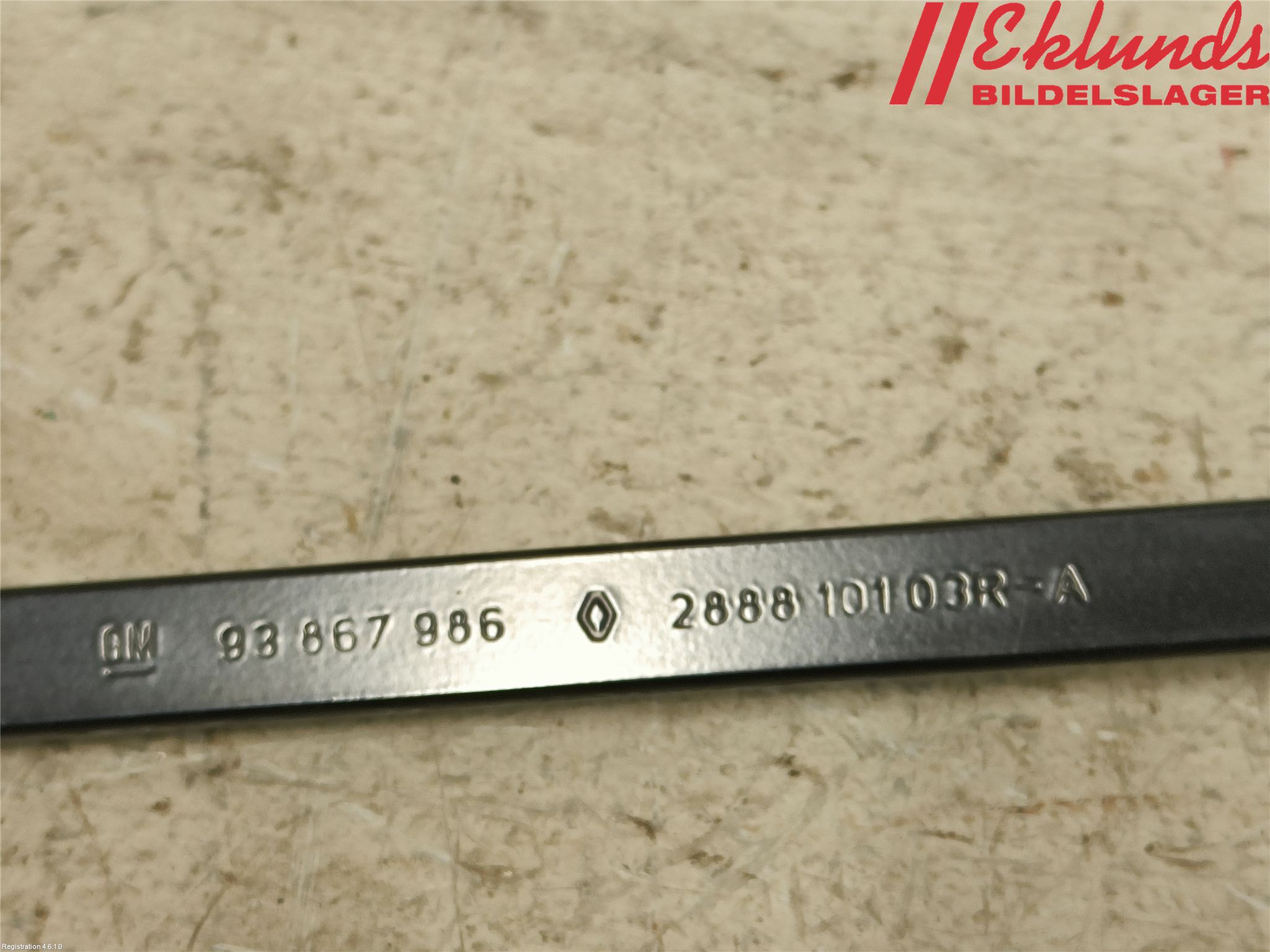 Renault TRAFIC/E-TECH 15- Torkararm Armar Vindruta