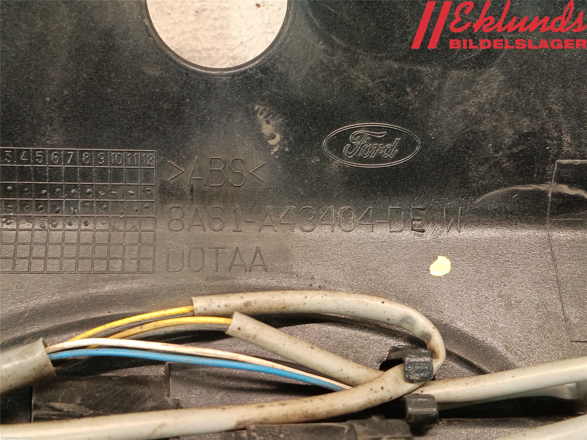 Ford FIESTA 09-12 Bakluckehandtag
