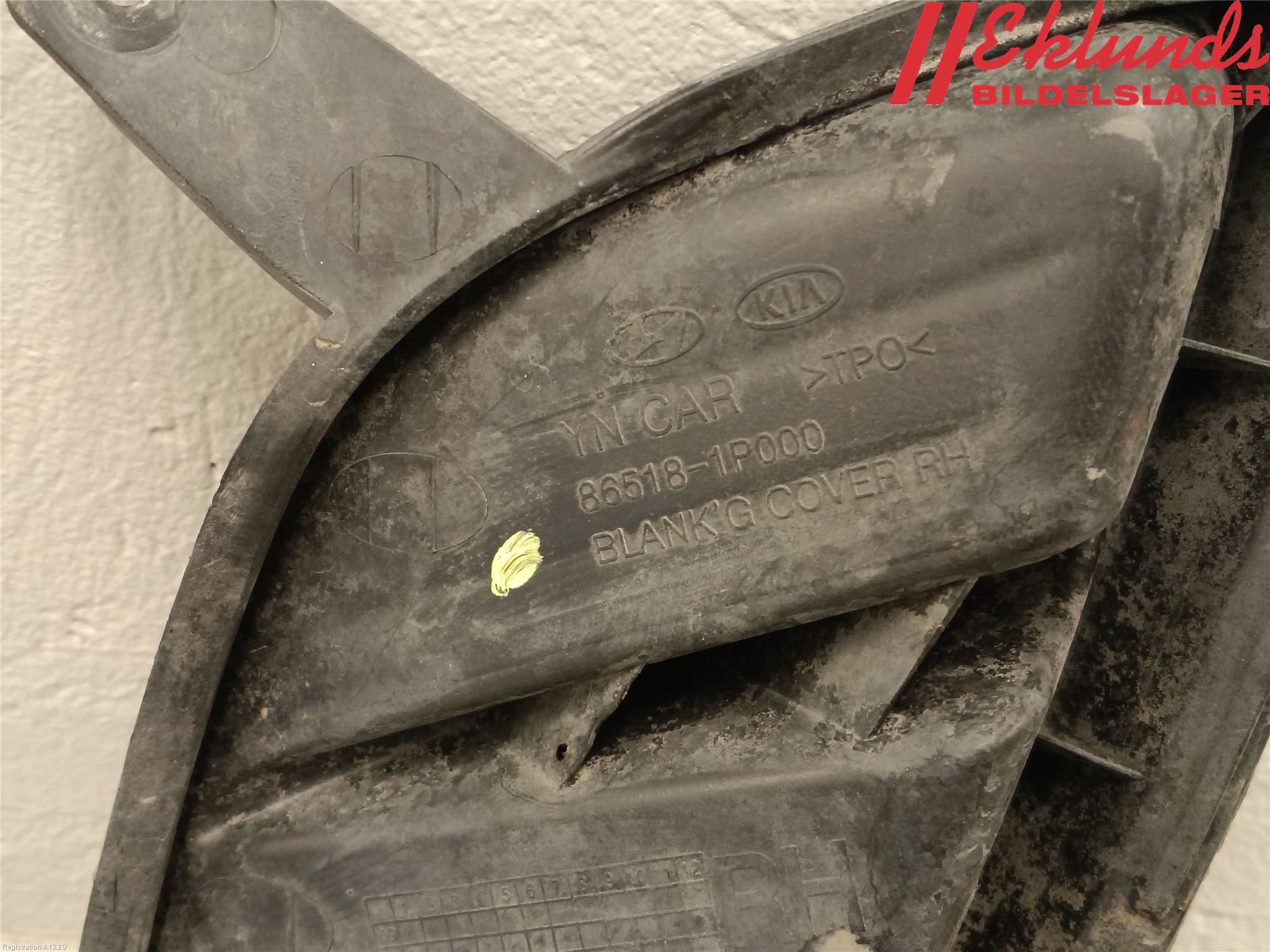 Kia VENGA 10-19 Stöt Utfyllnad-List-Grill