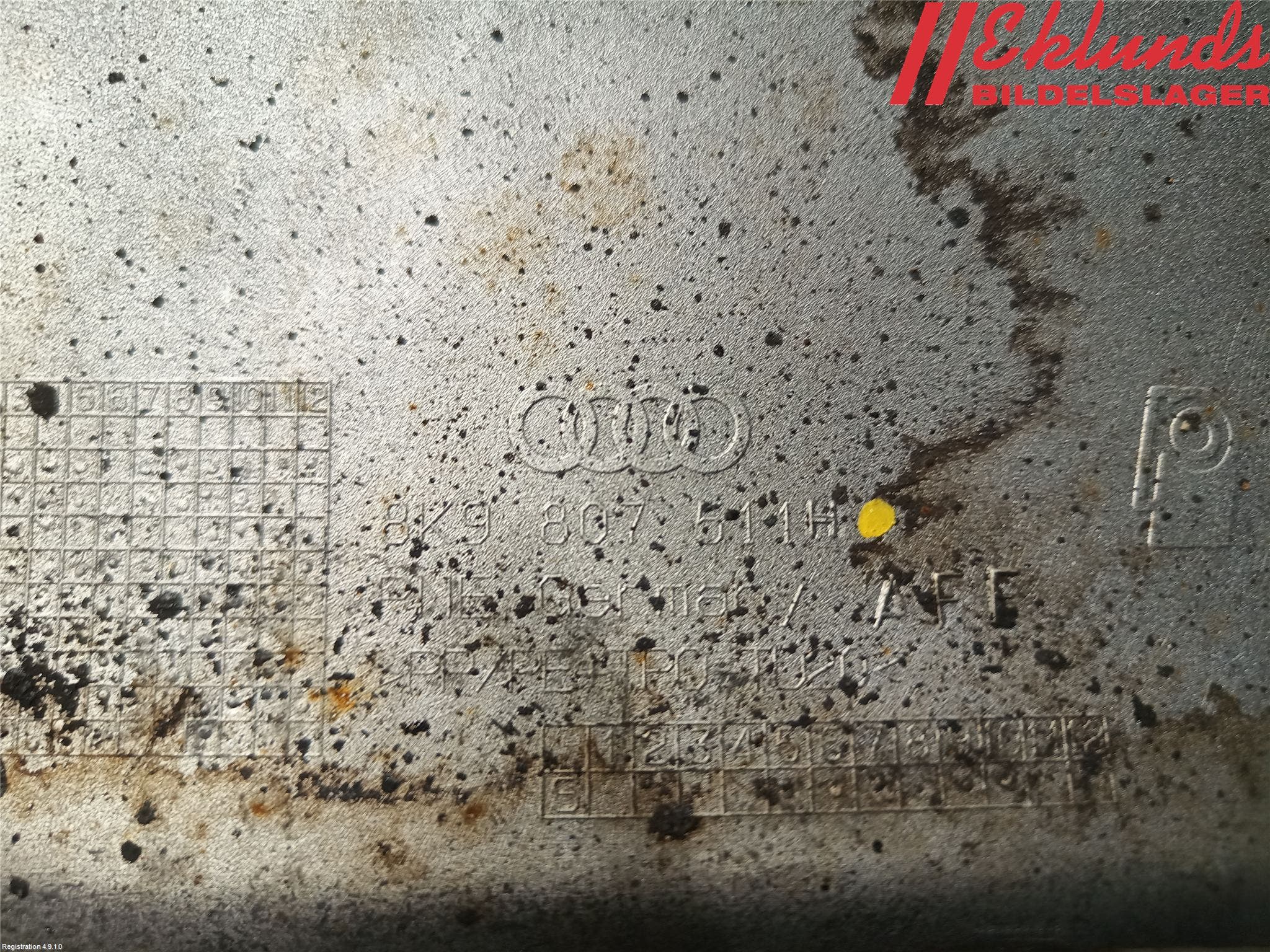 Audi A4/S4 08-11 Stötfångarbeklädnad Bak